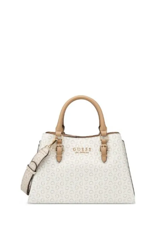 Barger Satchel - White made by Guess
