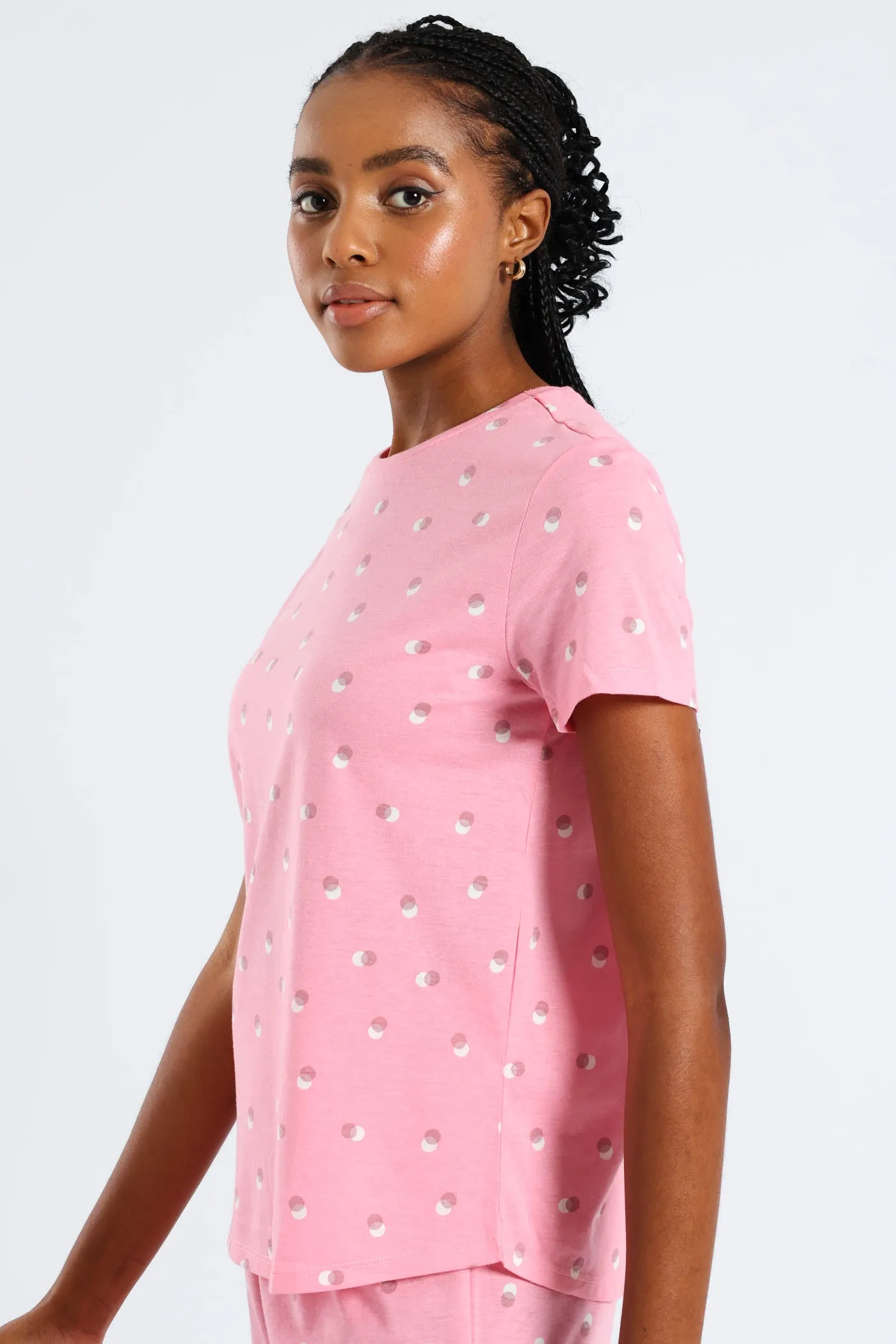 Short Sleeve Spots Tee - Pink sold by Edgars product image thumbnail 3