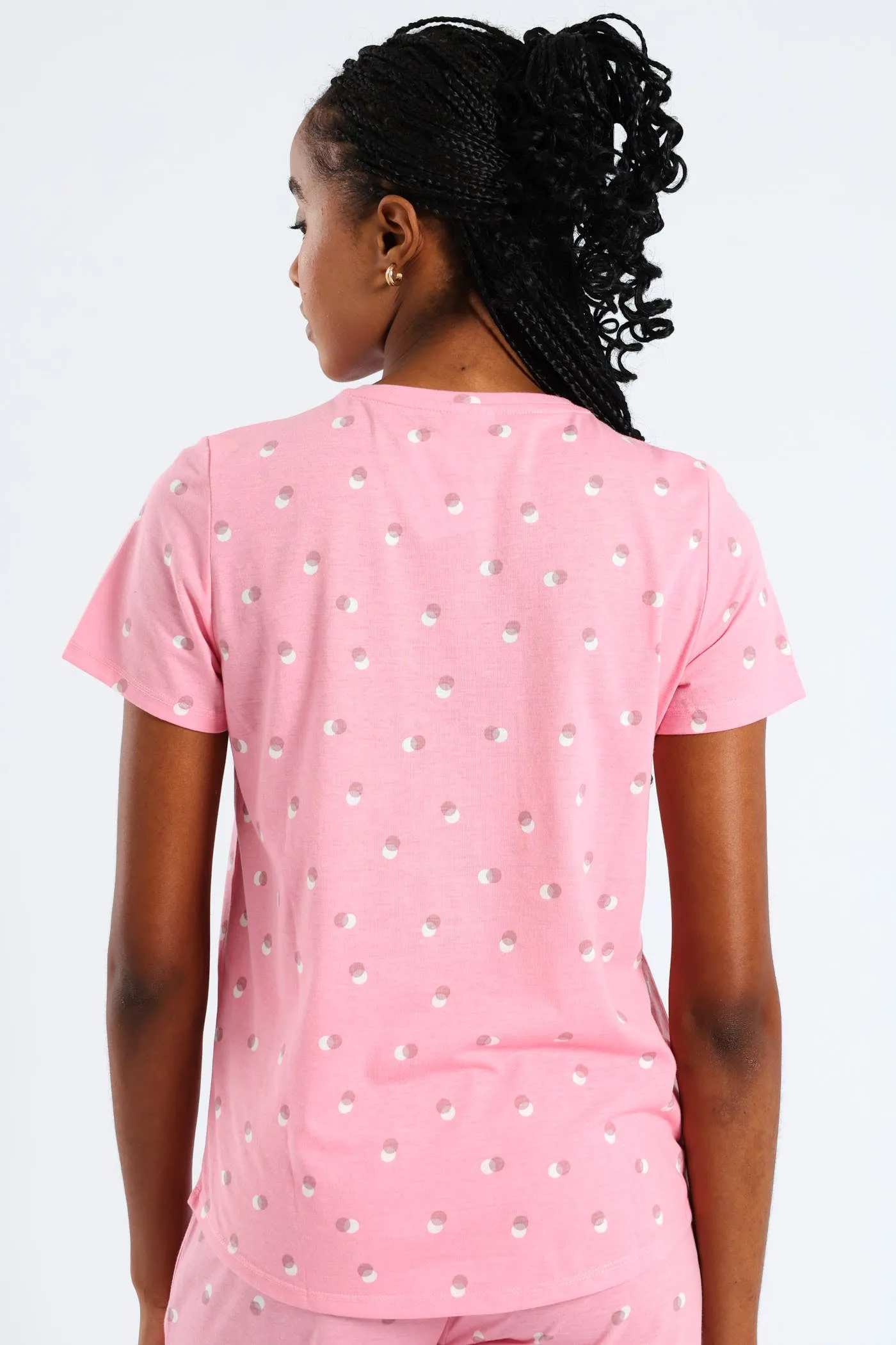 Short Sleeve Spots Tee - Pink sold by Edgars product image thumbnail 4