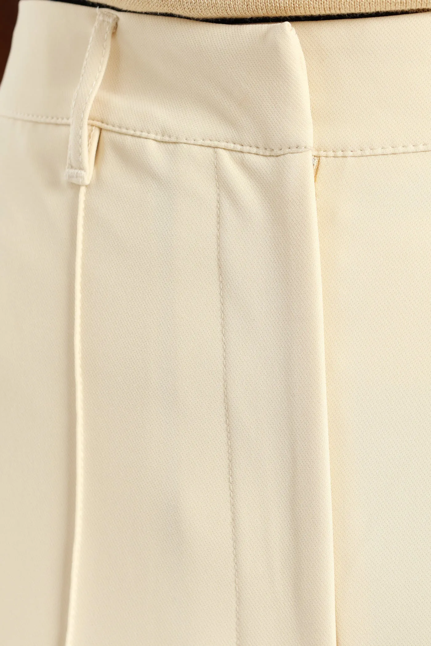 Jet Pocket Pin Tuck Straight Leg Pant - Cream sold by Edgars product image thumbnail 4