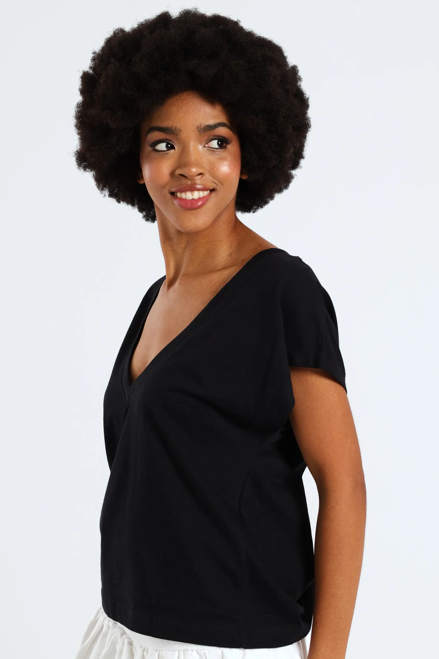 Boxy V-Tee - Black sold by Edgars product image thumbnail 2