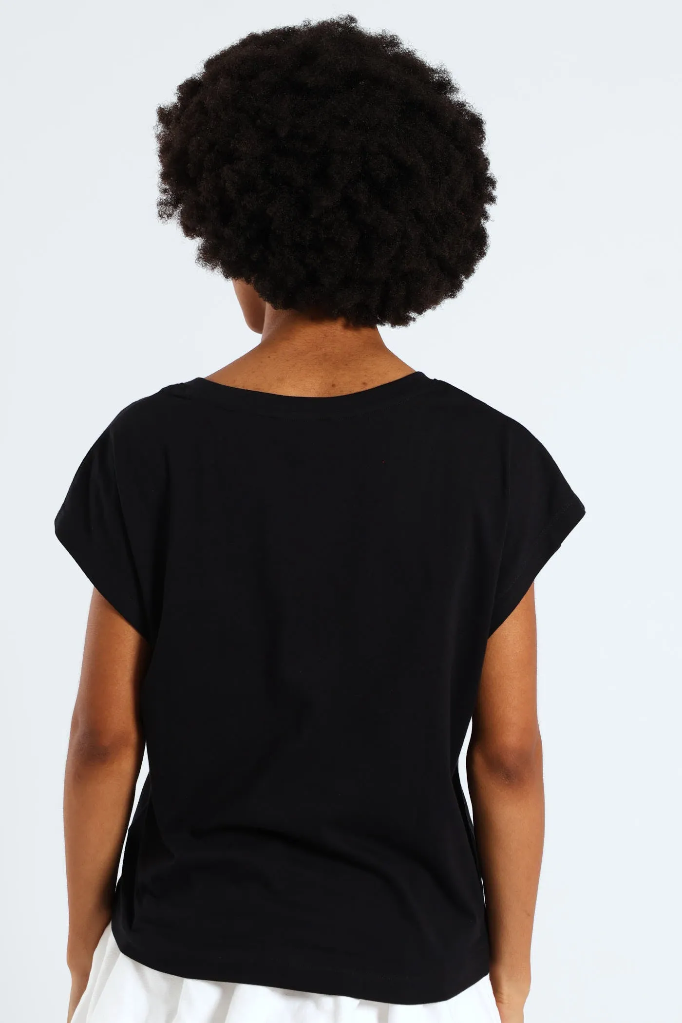 Boxy V-Tee - Black sold by Edgars product image thumbnail 3