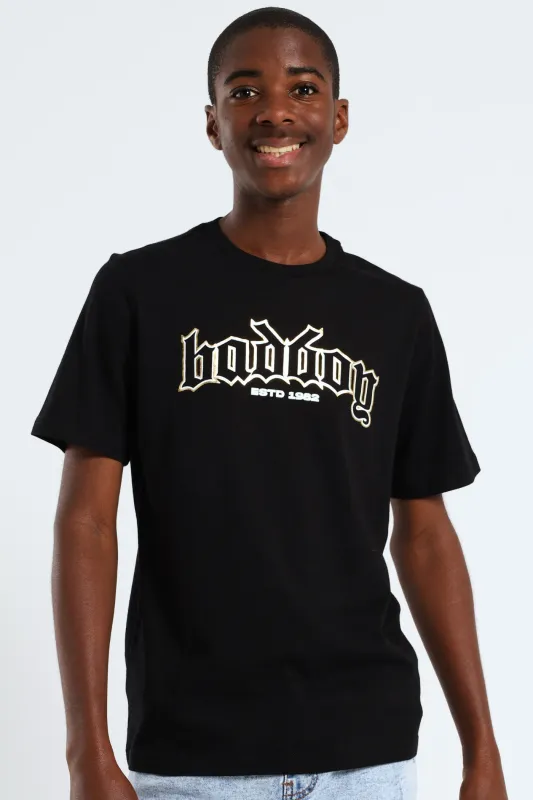 Boys Gothic Eye Tee - Black sold by Edgars