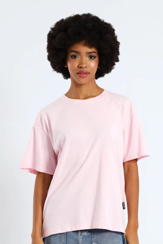 Bleached Surf Tee - Pink made by Edgars