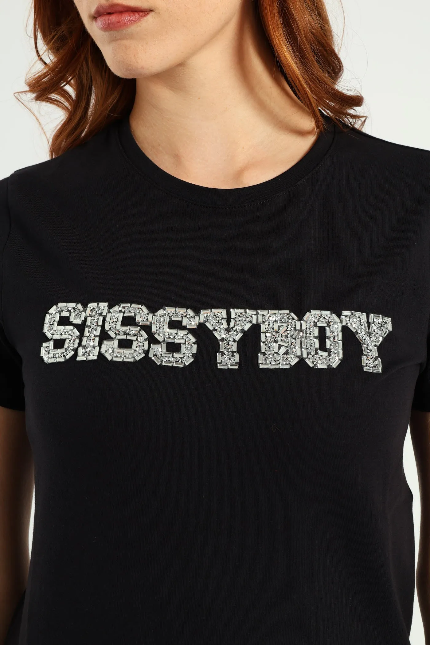 Bold Move Regular Fit Top With Bling Design - Black sold by Edgars product image thumbnail 4