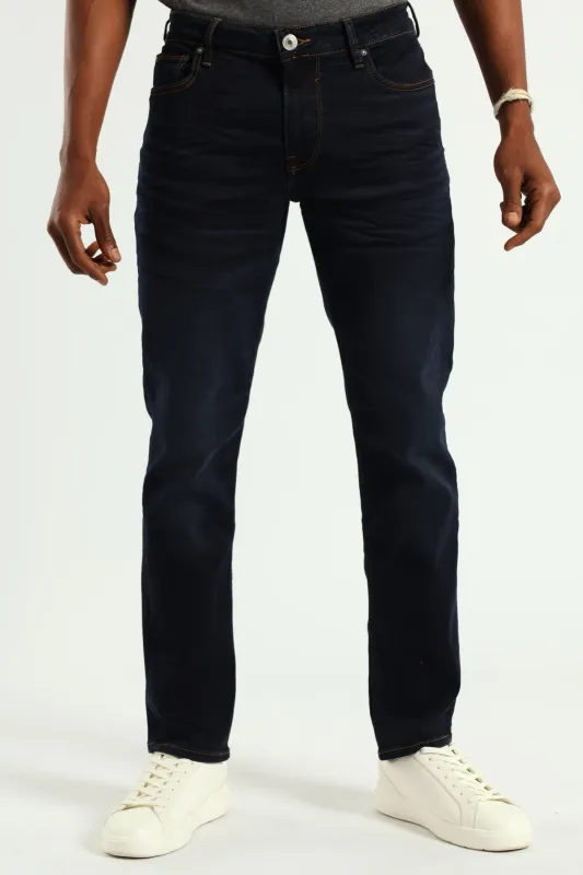 Axel Slim Tapered Jean - Dark Wash sold by Edgars