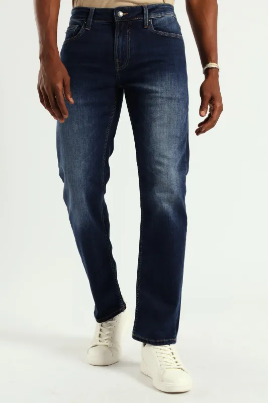 Ezra Slim Denim - Dark Wash sold by Edgars