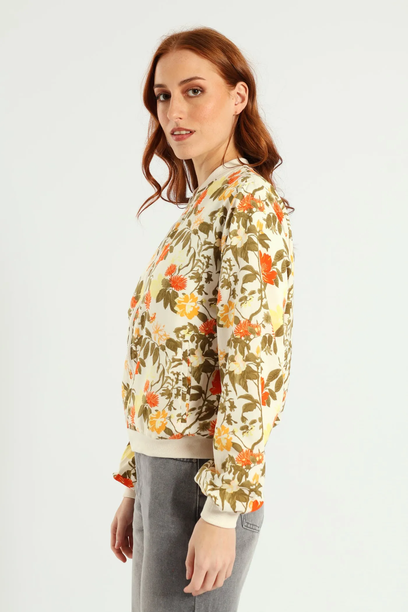 Printed Bomber Jacket - Fatigue/Cream sold by Edgars product image thumbnail 2