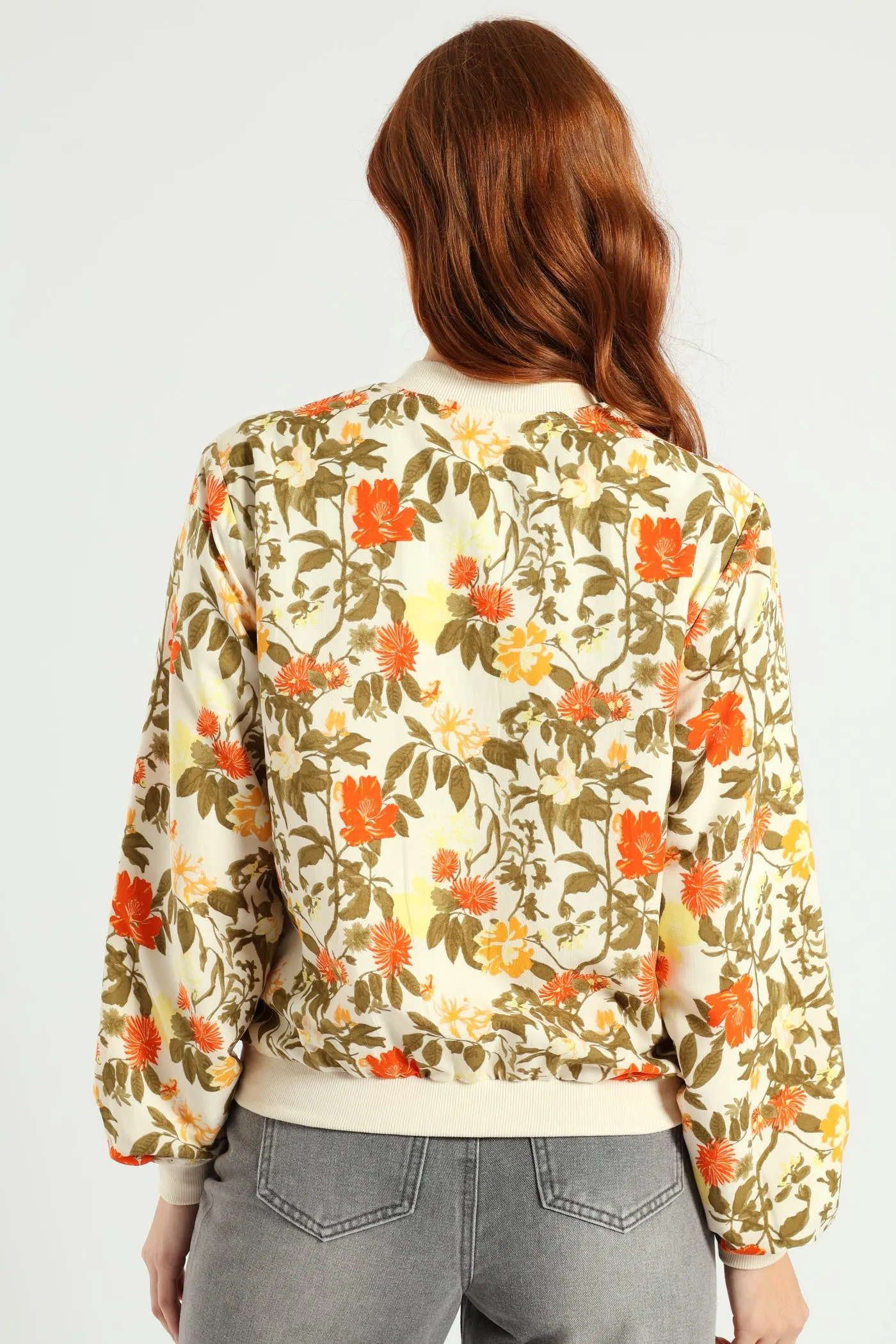 Printed Bomber Jacket - Fatigue/Cream sold by Edgars product image thumbnail 3