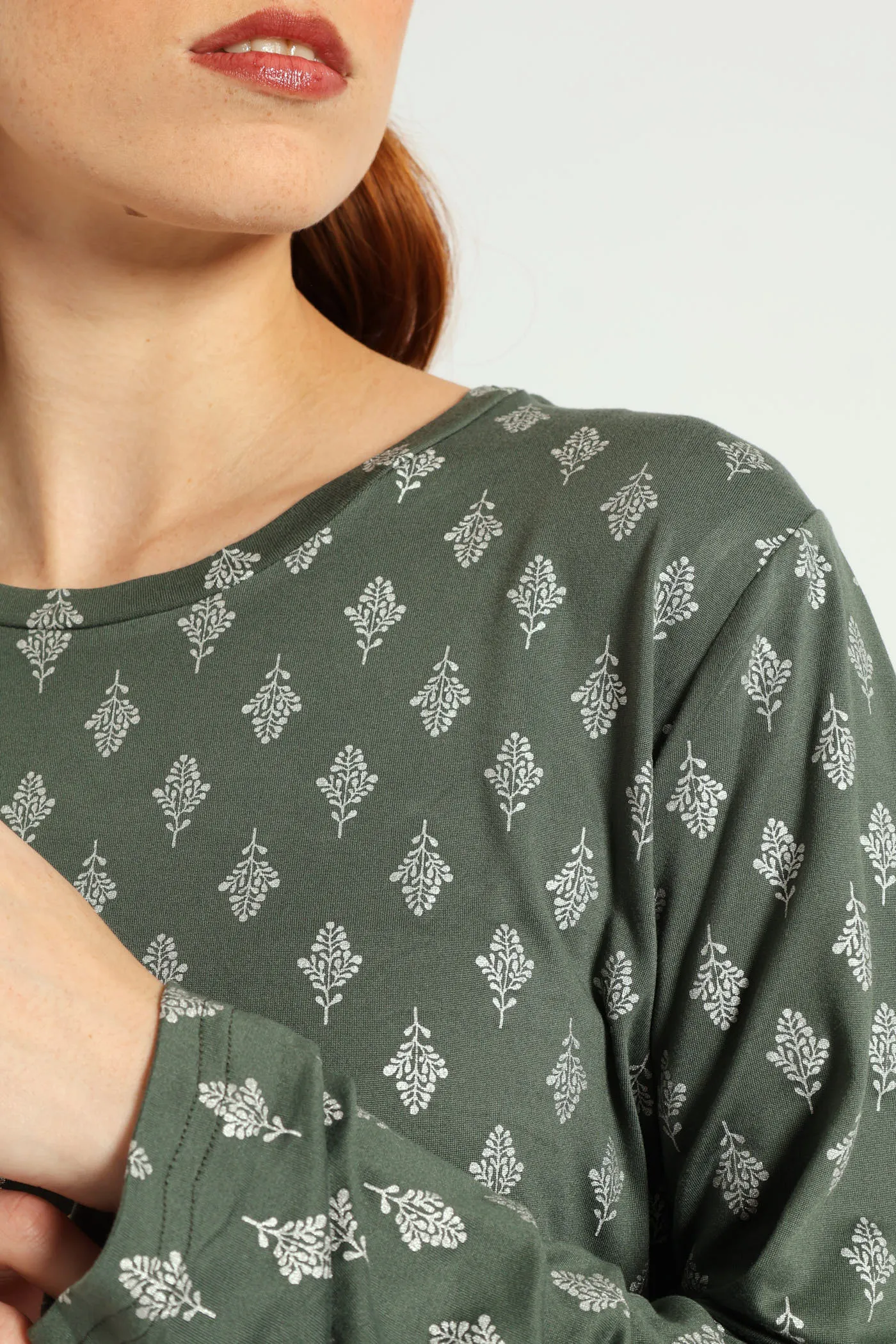 Soft Touch Silver Fern Top & Pant Set - Mid Green sold by Edgars product image thumbnail 2