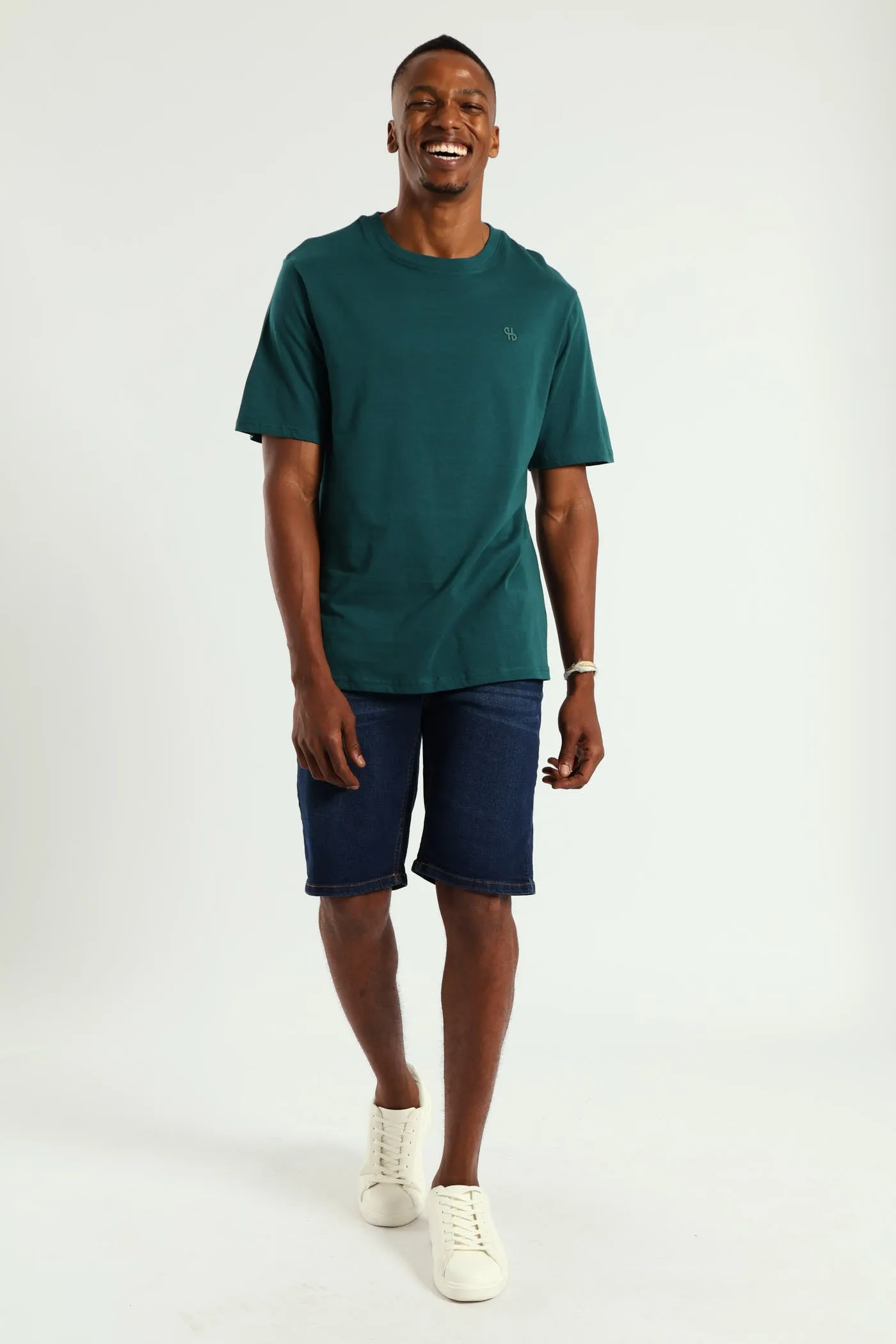 Basic Crew Neck T-Shirt - Teal sold by Edgars product image thumbnail 2