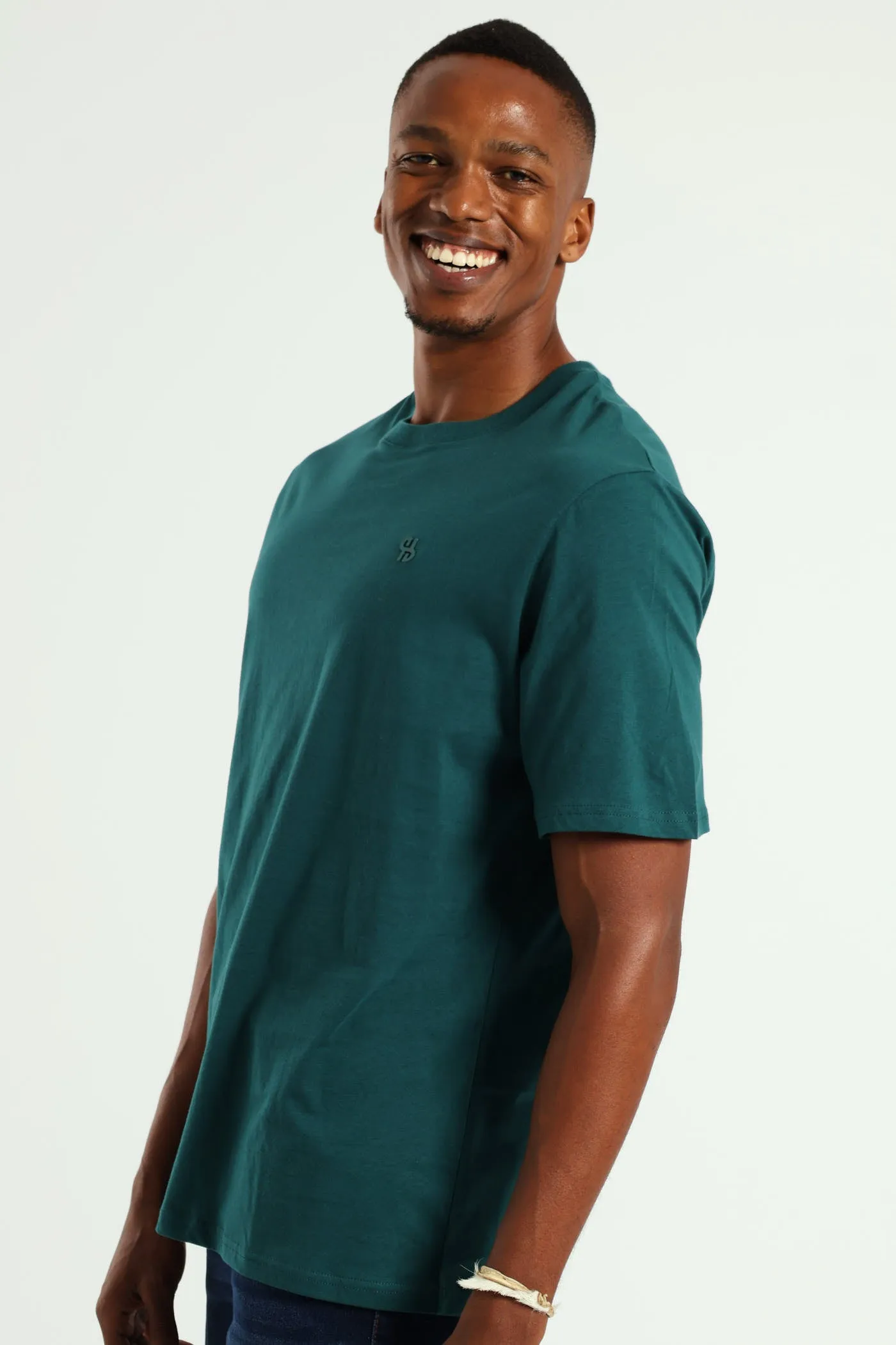 Basic Crew Neck T-Shirt - Teal sold by Edgars product image thumbnail 3