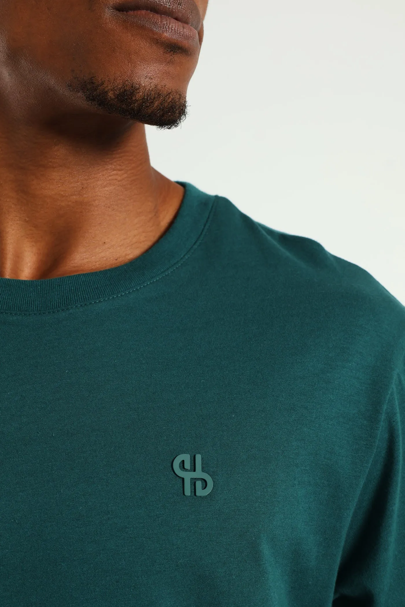 Basic Crew Neck T-Shirt - Teal sold by Edgars product image thumbnail 5