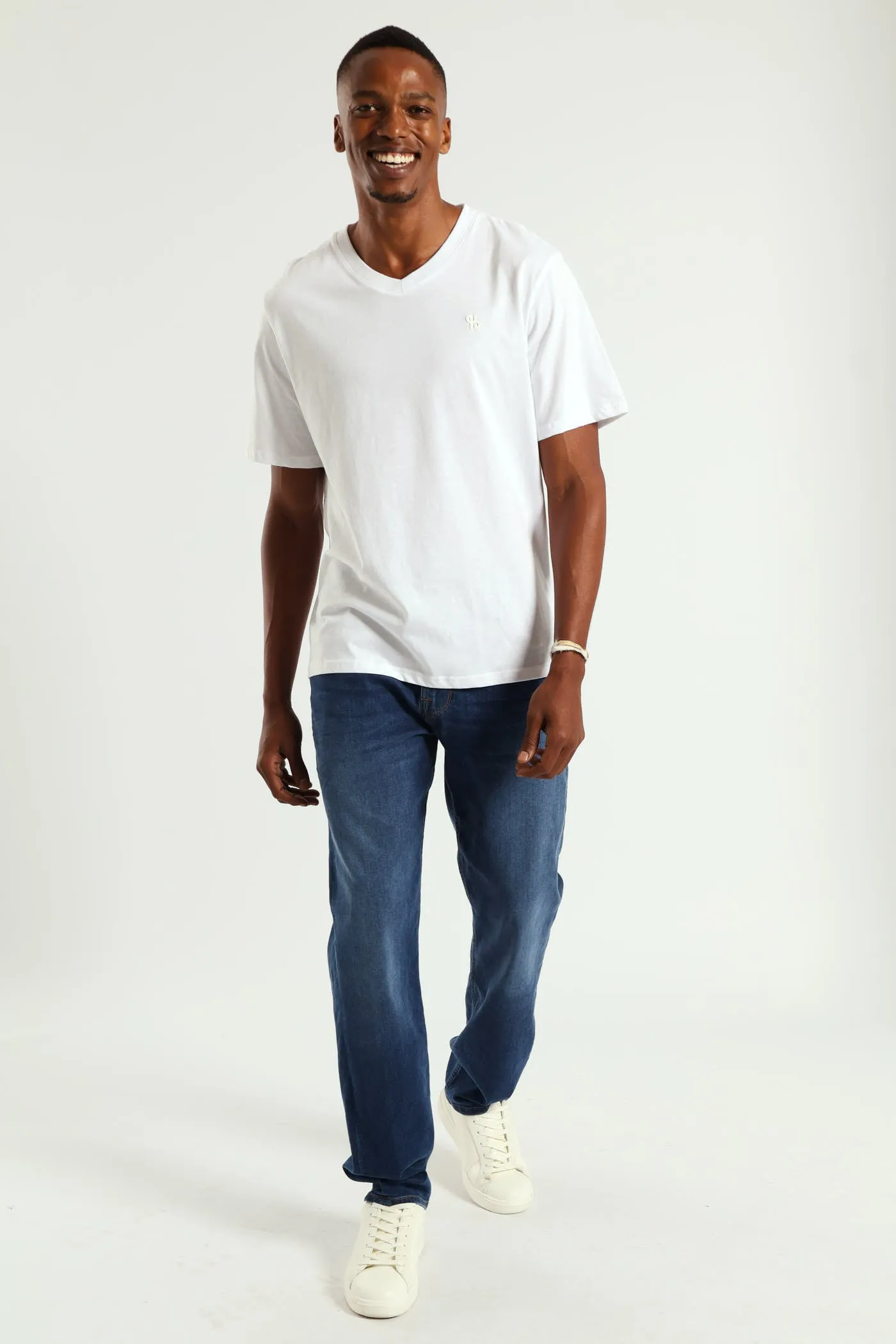 HD Basic V-Neck Tee - White sold by Edgars product image thumbnail 2