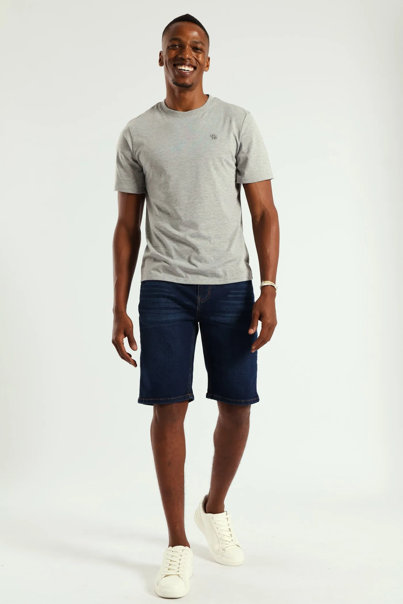HD Basic Crew Neck Tee - Grey Melange sold by Edgars product image thumbnail 2