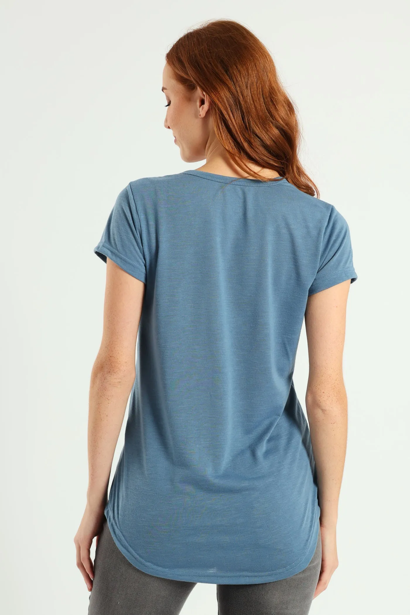 Plain Pocket Tee - Dusty Blue sold by Edgars product image thumbnail 3
