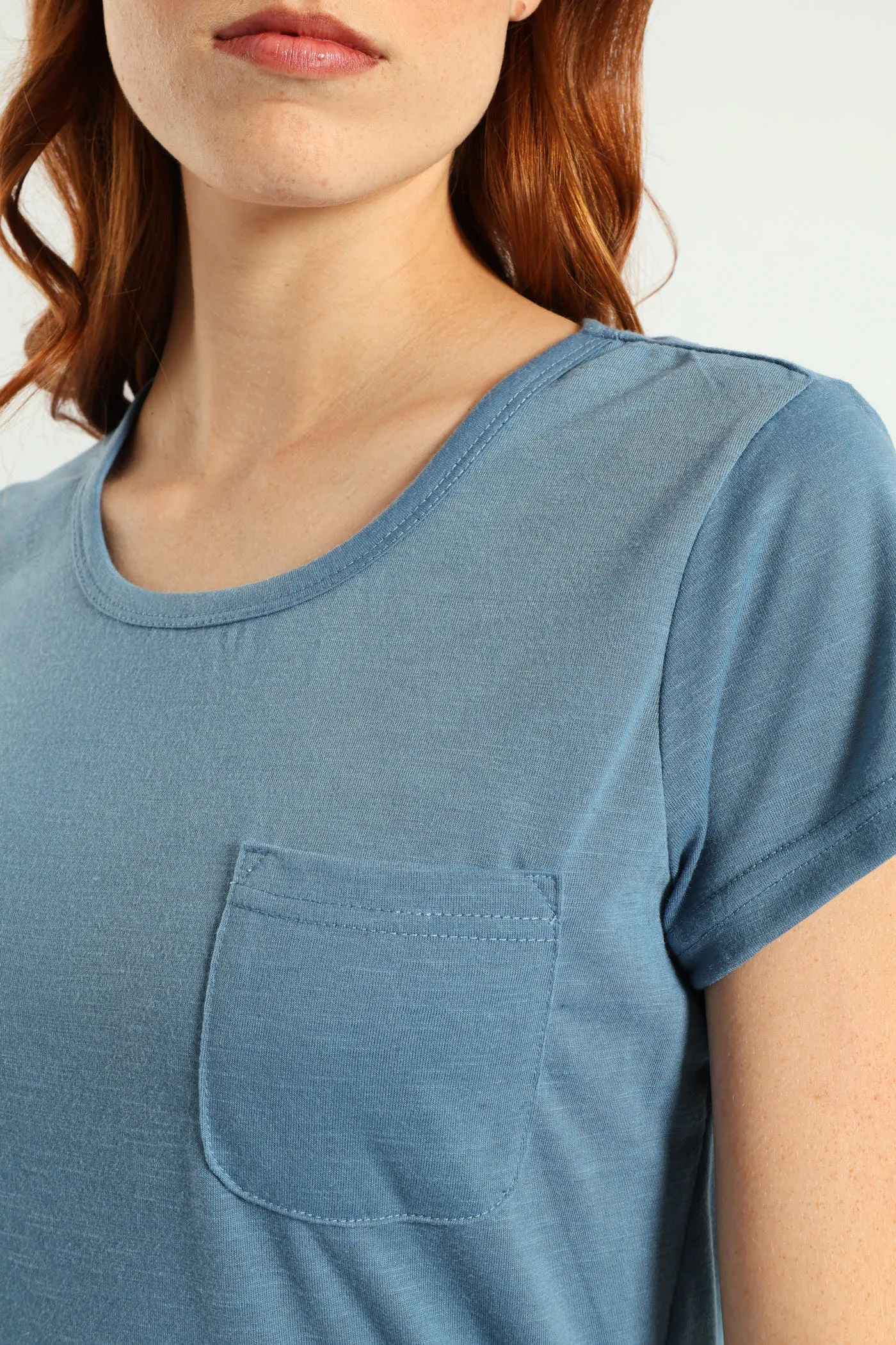 Plain Pocket Tee - Dusty Blue sold by Edgars product image thumbnail 4