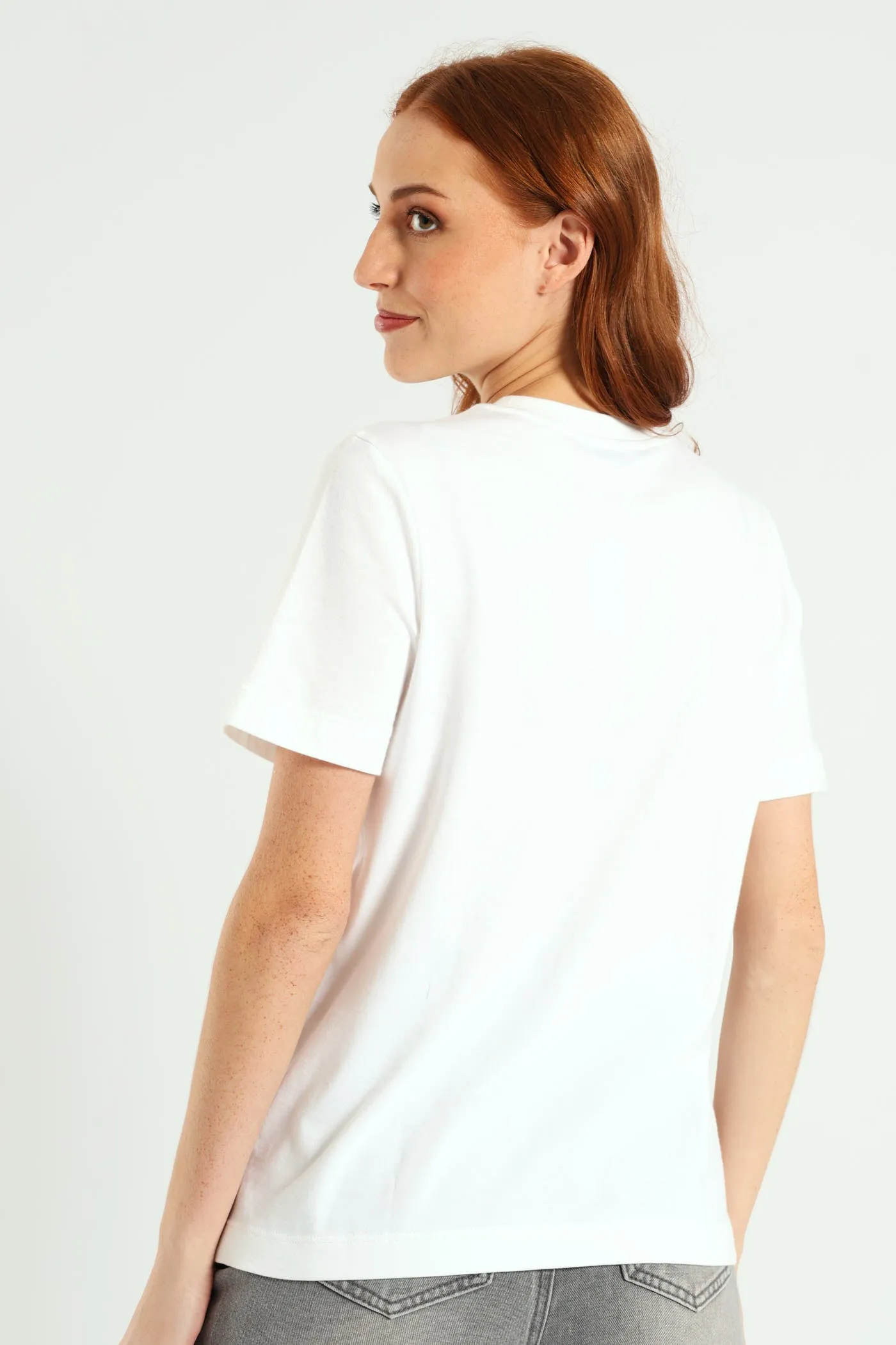 Icon Embroidery Boxy Tee - White sold by Edgars product image thumbnail 3