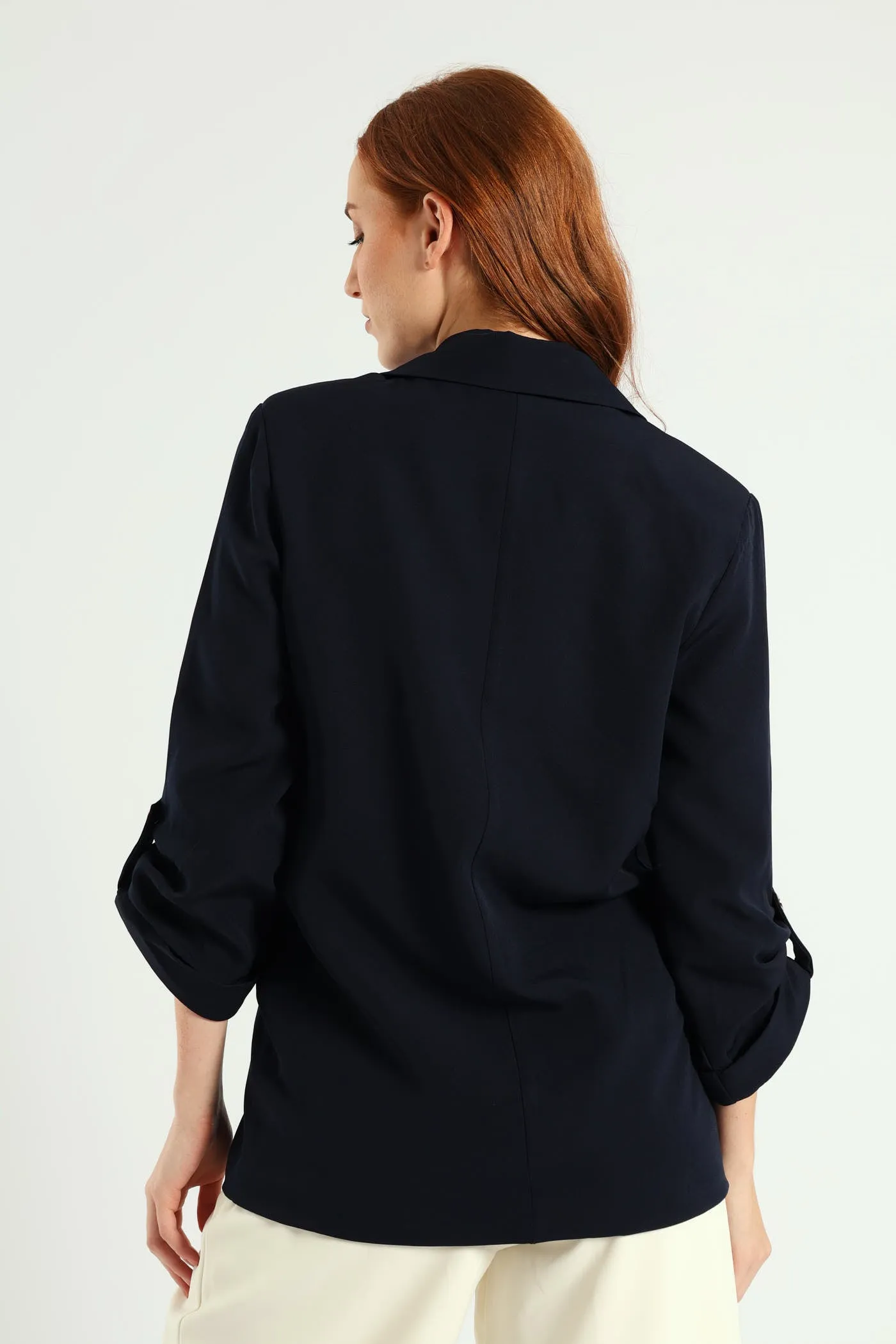 Turn Up Tab Blazer - Navy sold by Edgars product image thumbnail 4