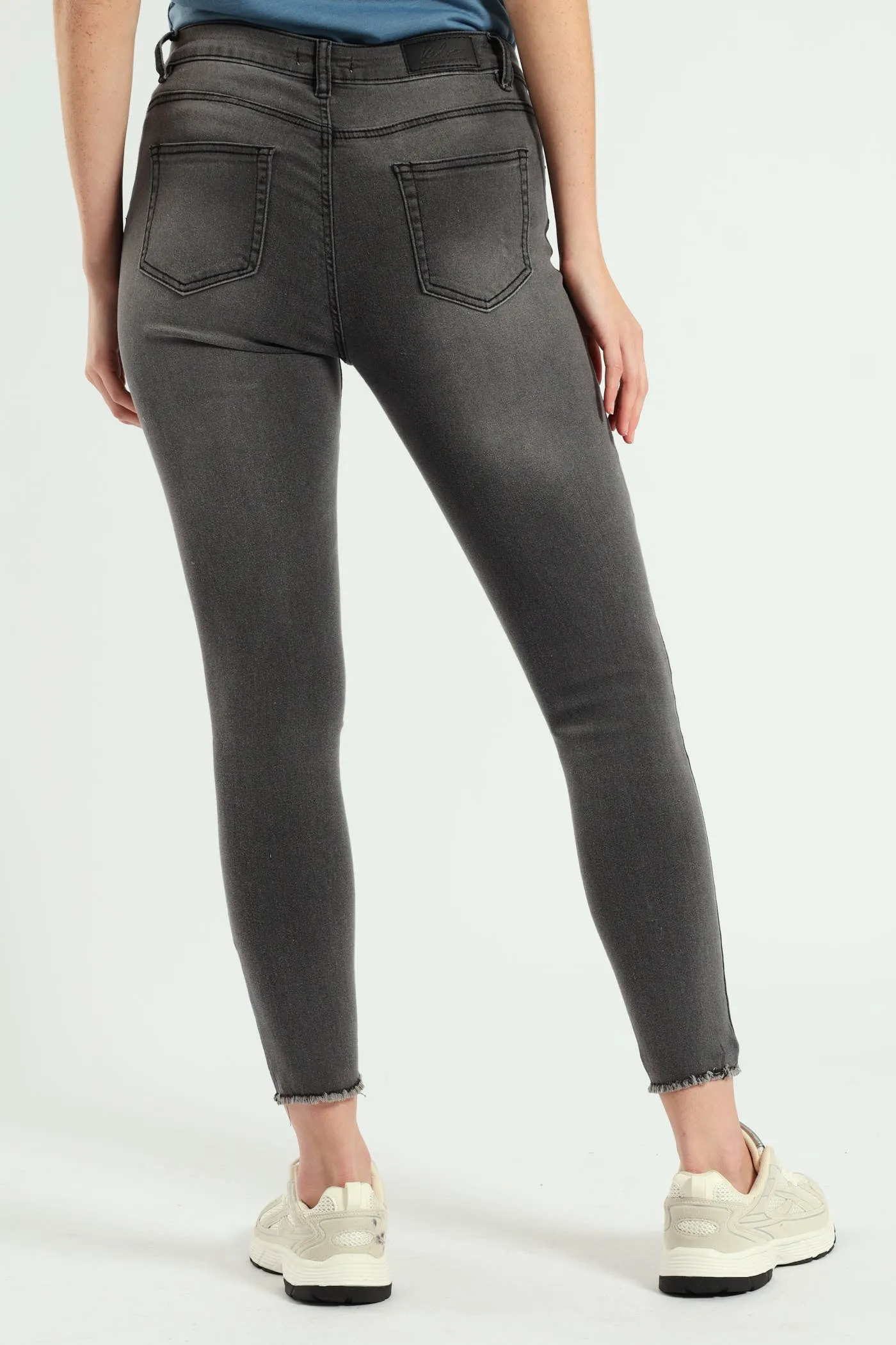 Anklegrazer Skinny Jean - Dark Grey sold by Edgars product image thumbnail 3