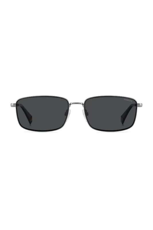 Matte Ruthenium Metal Sunglasses - Black made by Polaroid