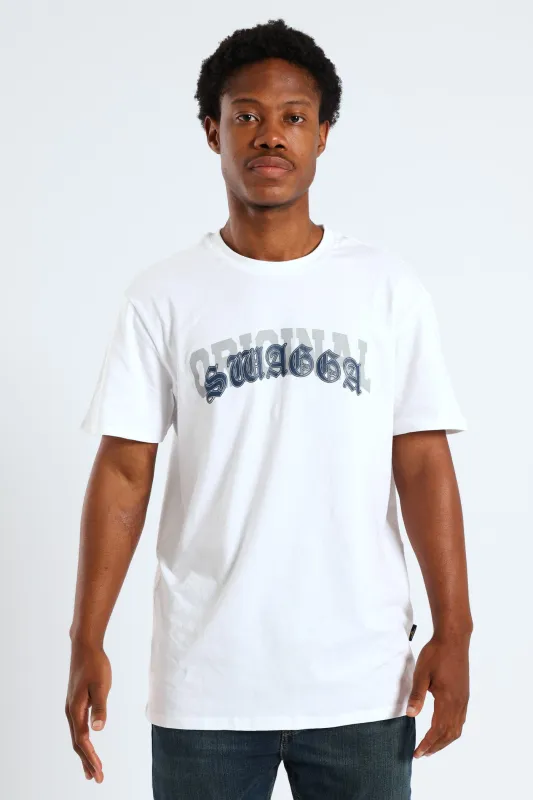 Basic Print T-Shirt - White sold by Edgars