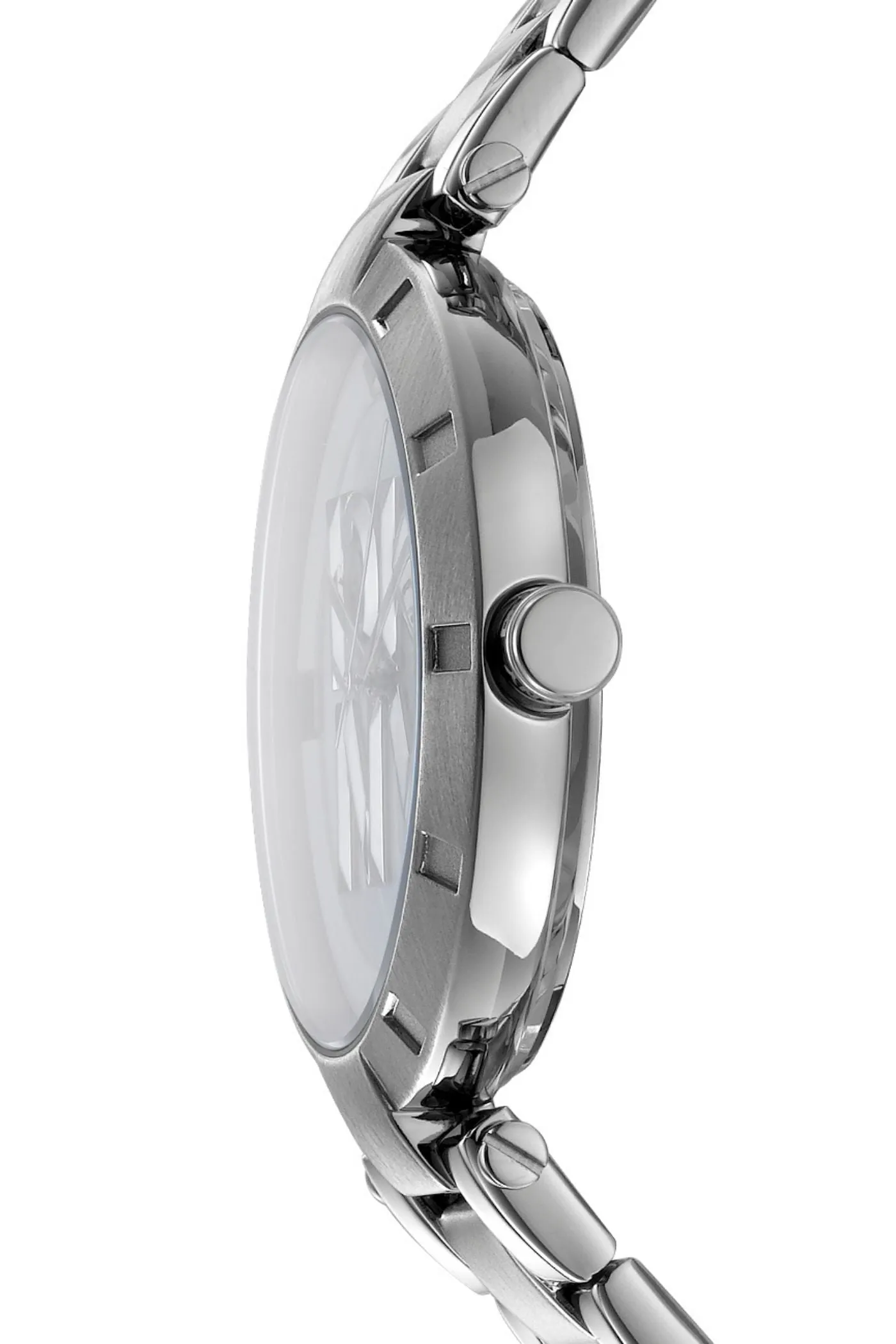 Logo Stainless Steel Case With Rose Gold Dial & Stainless Steel Bracelet - Silver sold by Edgars product image thumbnail 3