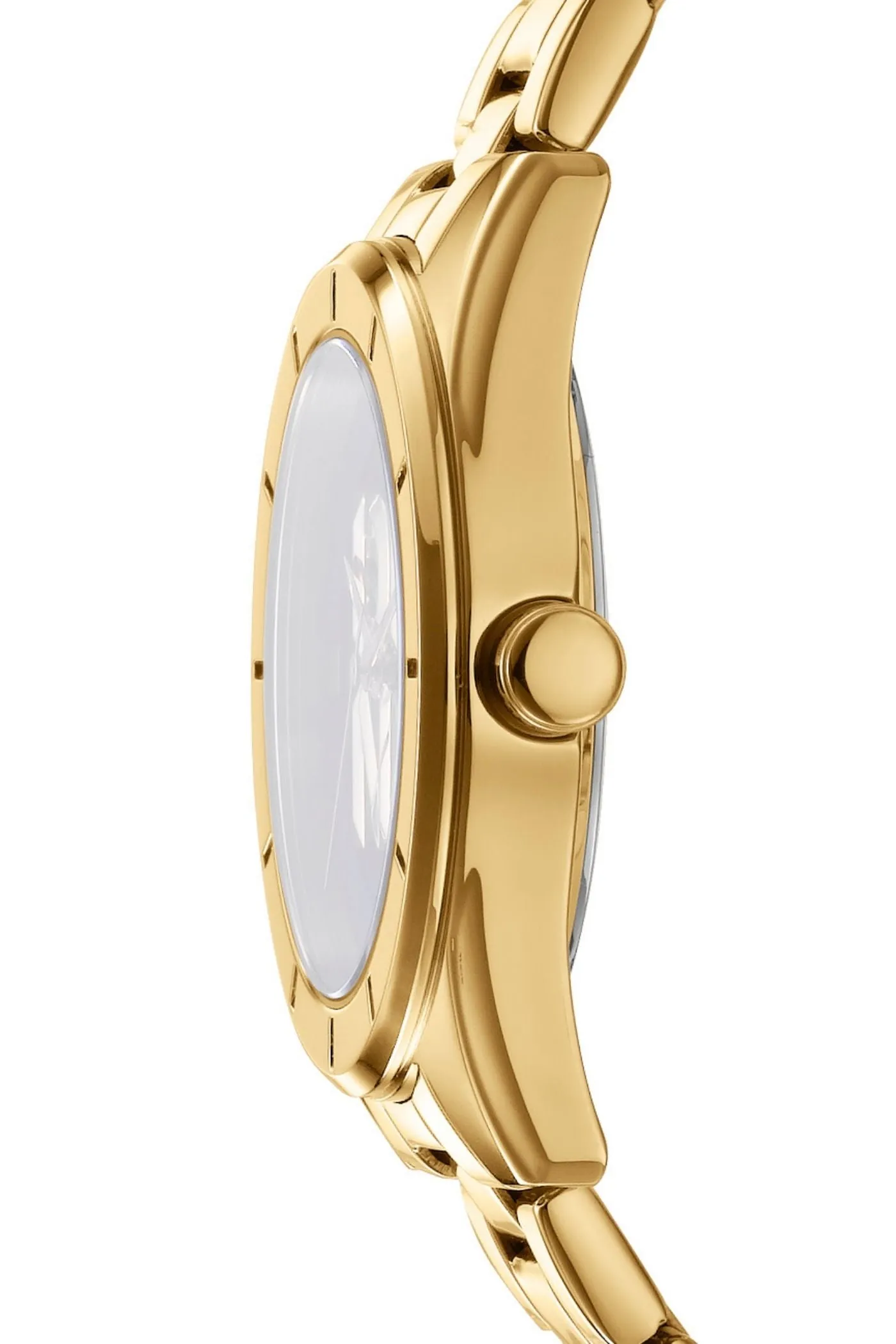 Logo Gold Case & Silver White Dial With Gold Bracelet - Gold sold by Edgars product image thumbnail 3