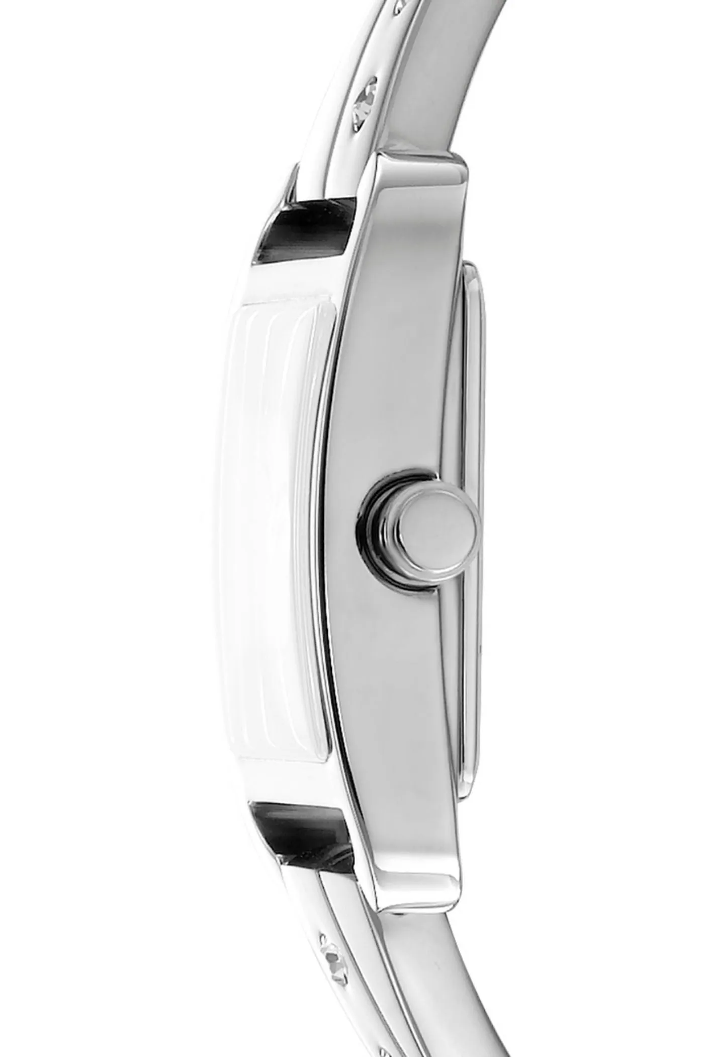 Iconic Square Stainless Steel Case & Silver Dial Stainless Steel Bracelet Watch - Silver sold by Edgars product image thumbnail 3