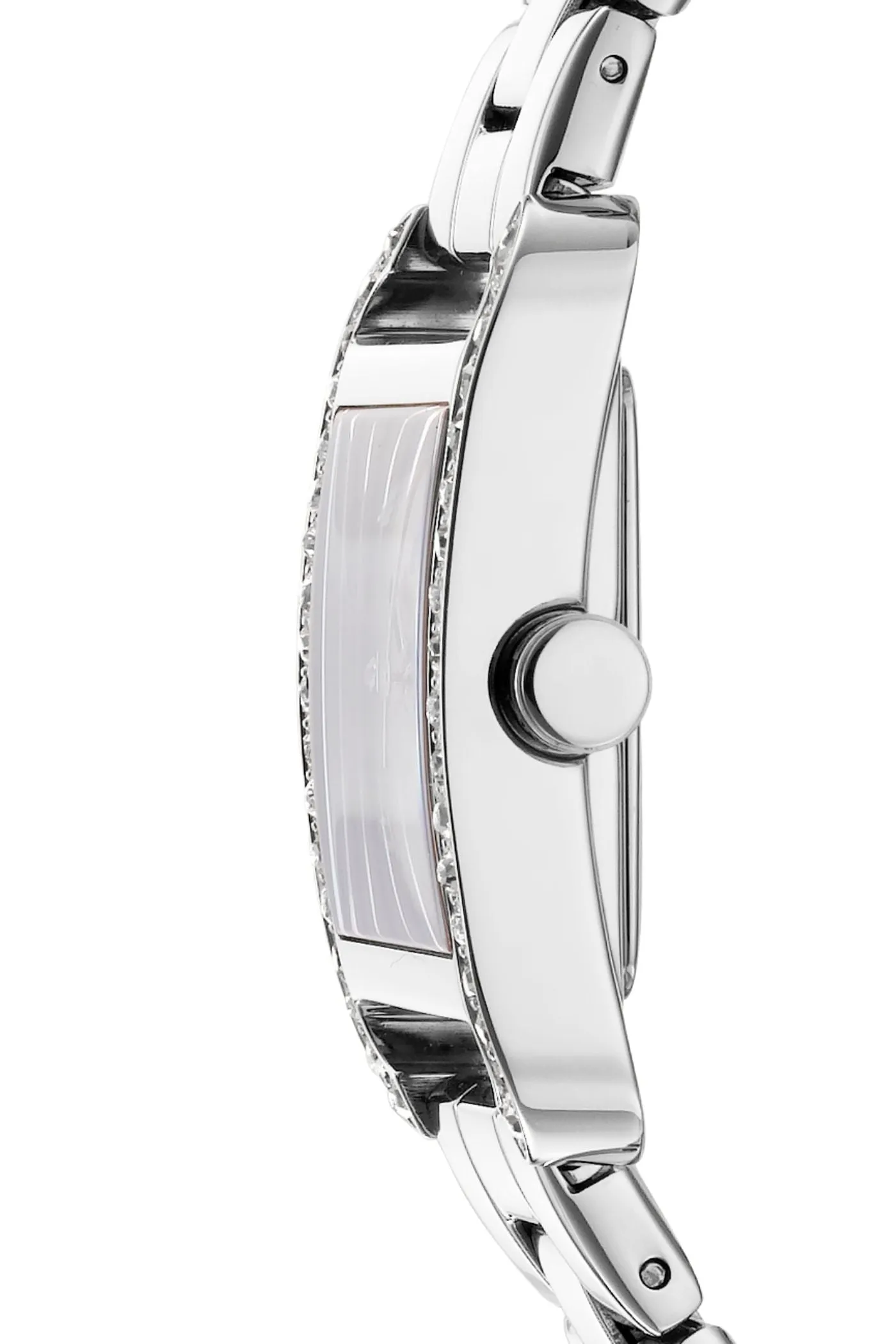 Iconic Square Stainless Steel Stones Case & Dial With Stainless Steel Bracelet - Silver sold by Edgars product image thumbnail 3