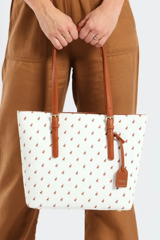 Iconic Medium Tote - White sold by Edgars
