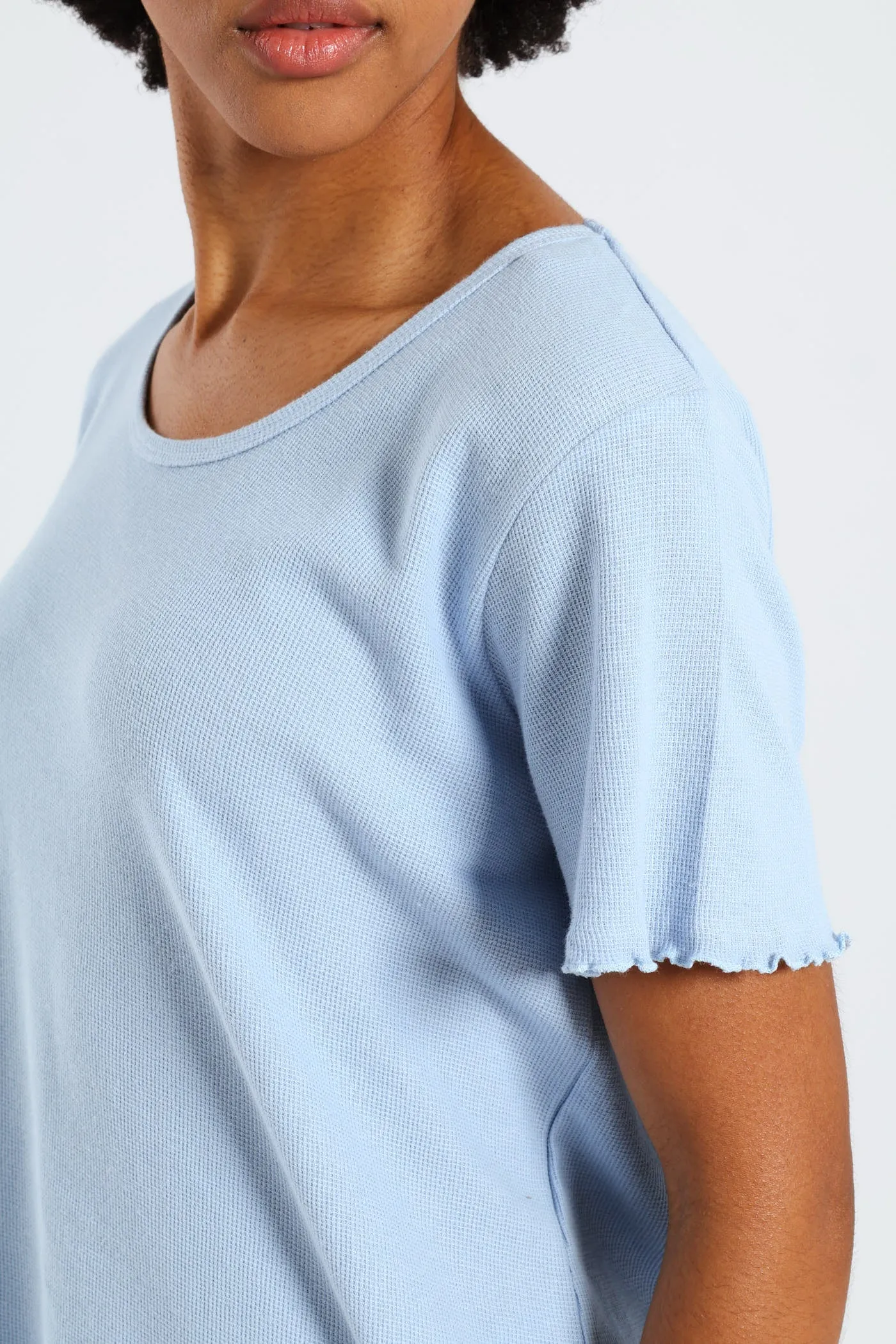 Waffle Knit Top - Blue sold by Edgars product image thumbnail 2