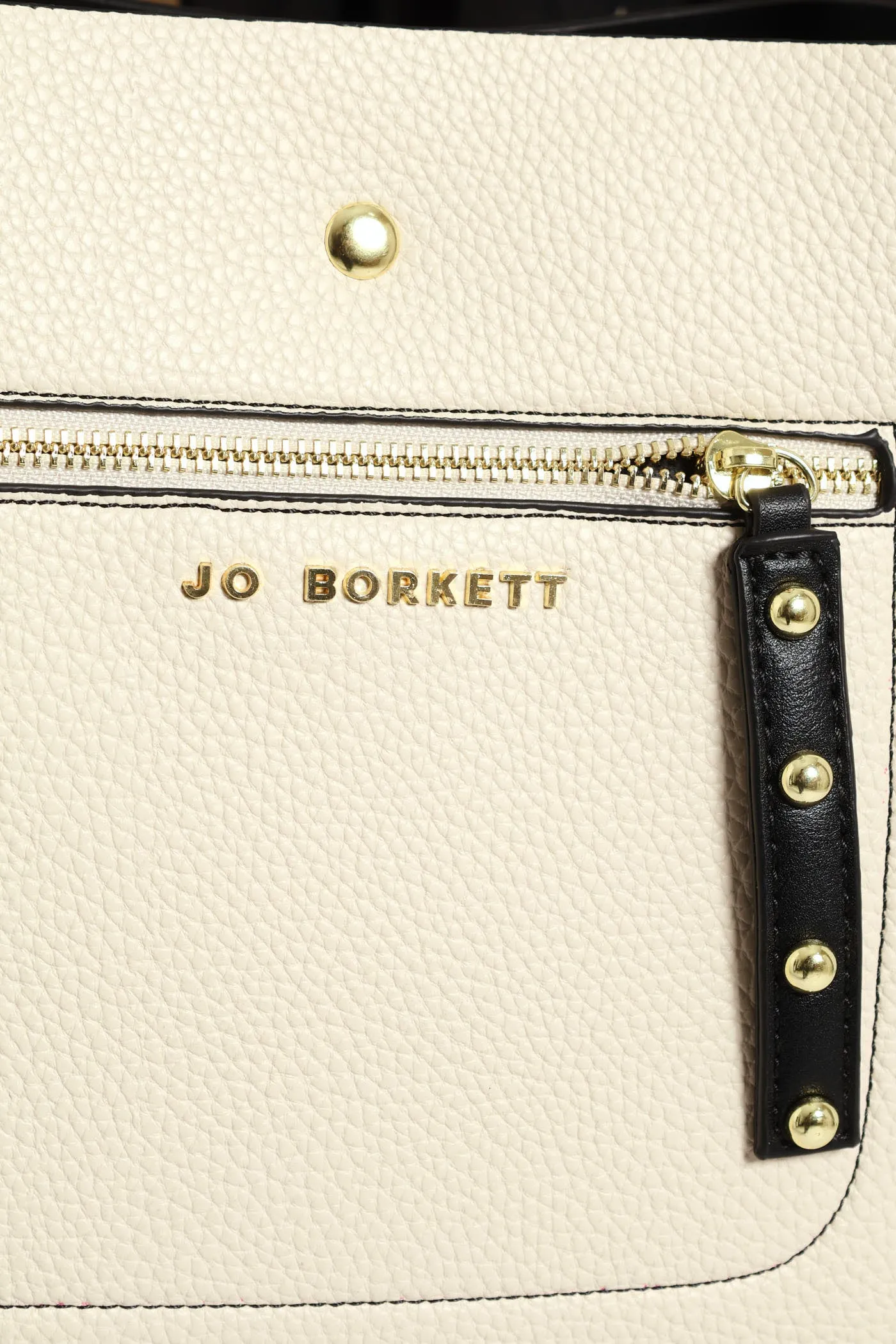 Elexi-Zip Front Bag - Cream sold by Edgars