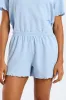 Waffle Knit Short - Blue sold by Edgars