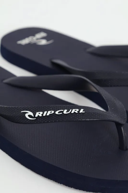 Logo Bloom Open Toe Flip Flop - Navy sold by Edgars