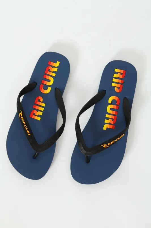 Icons Of Surf Bloom Open Toe Flip Flop - Navy sold by Edgars