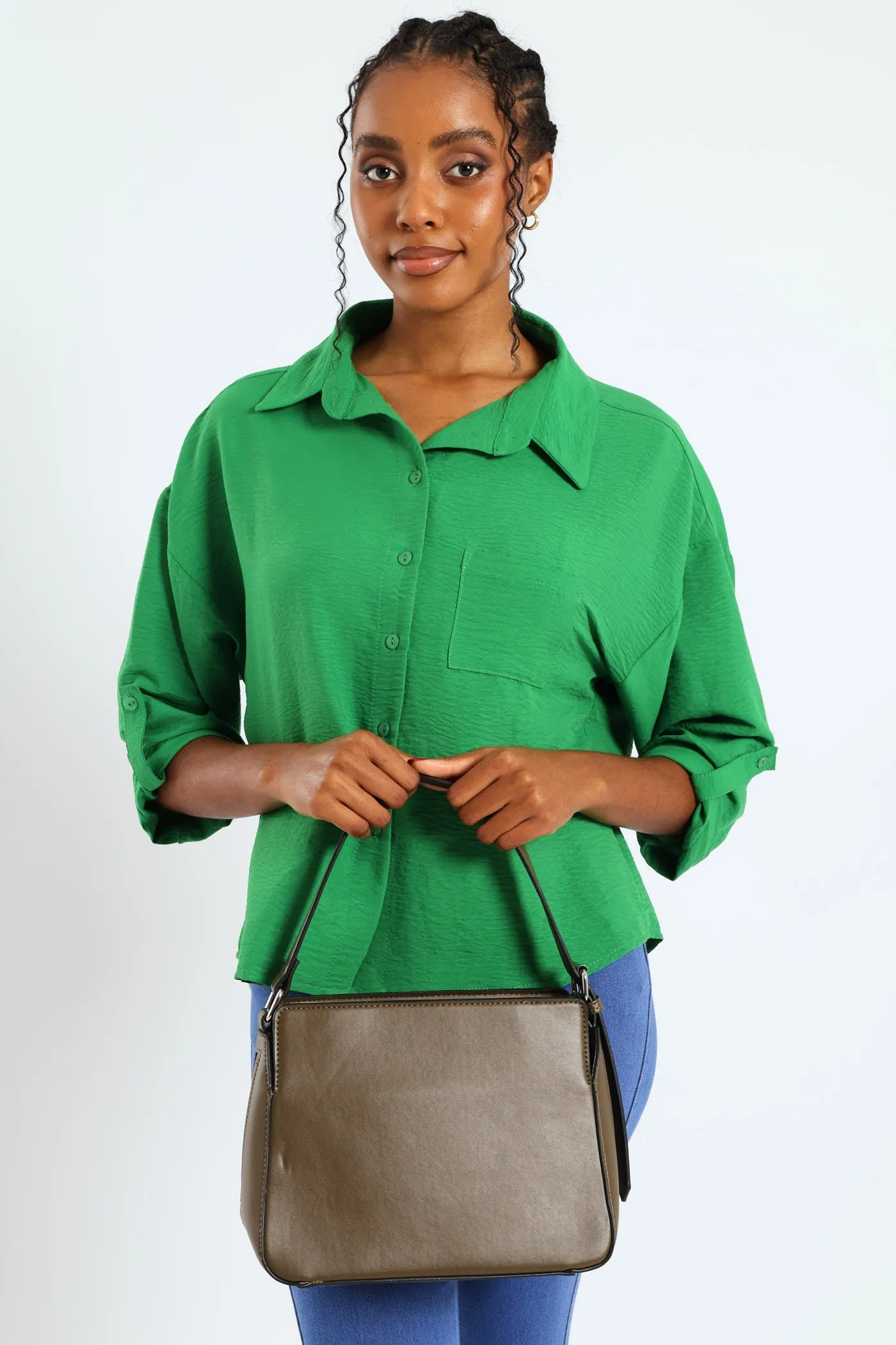 Magnetic Closure Shoulder Bag - Fatigue sold by Edgars product image thumbnail 2