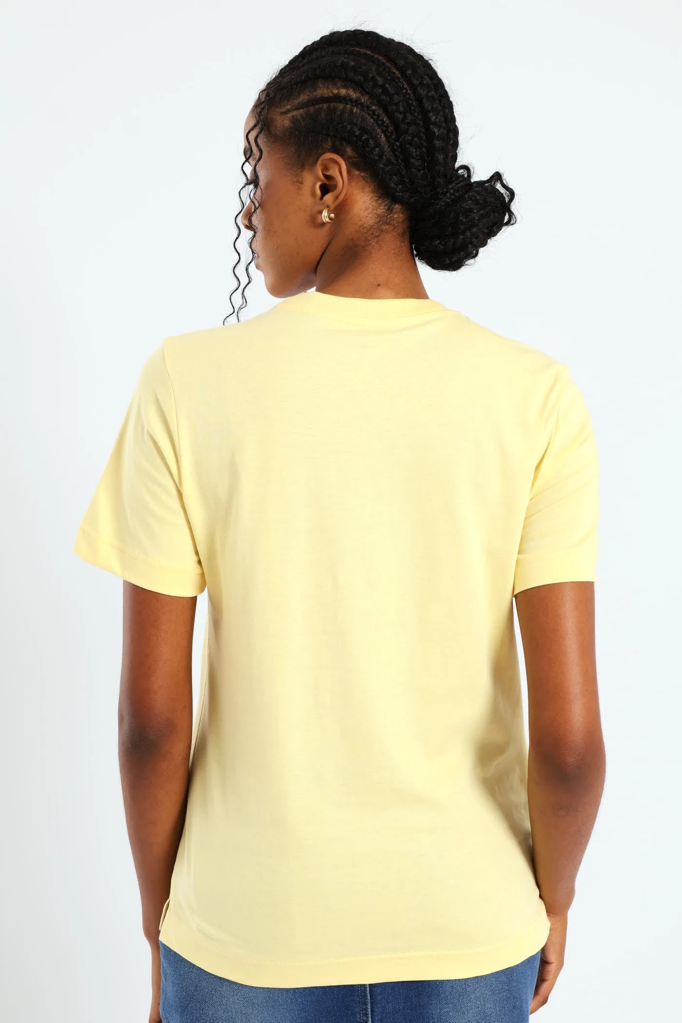 Cotton Boxy Tee - Light Yellow sold by Edgars product image thumbnail 3