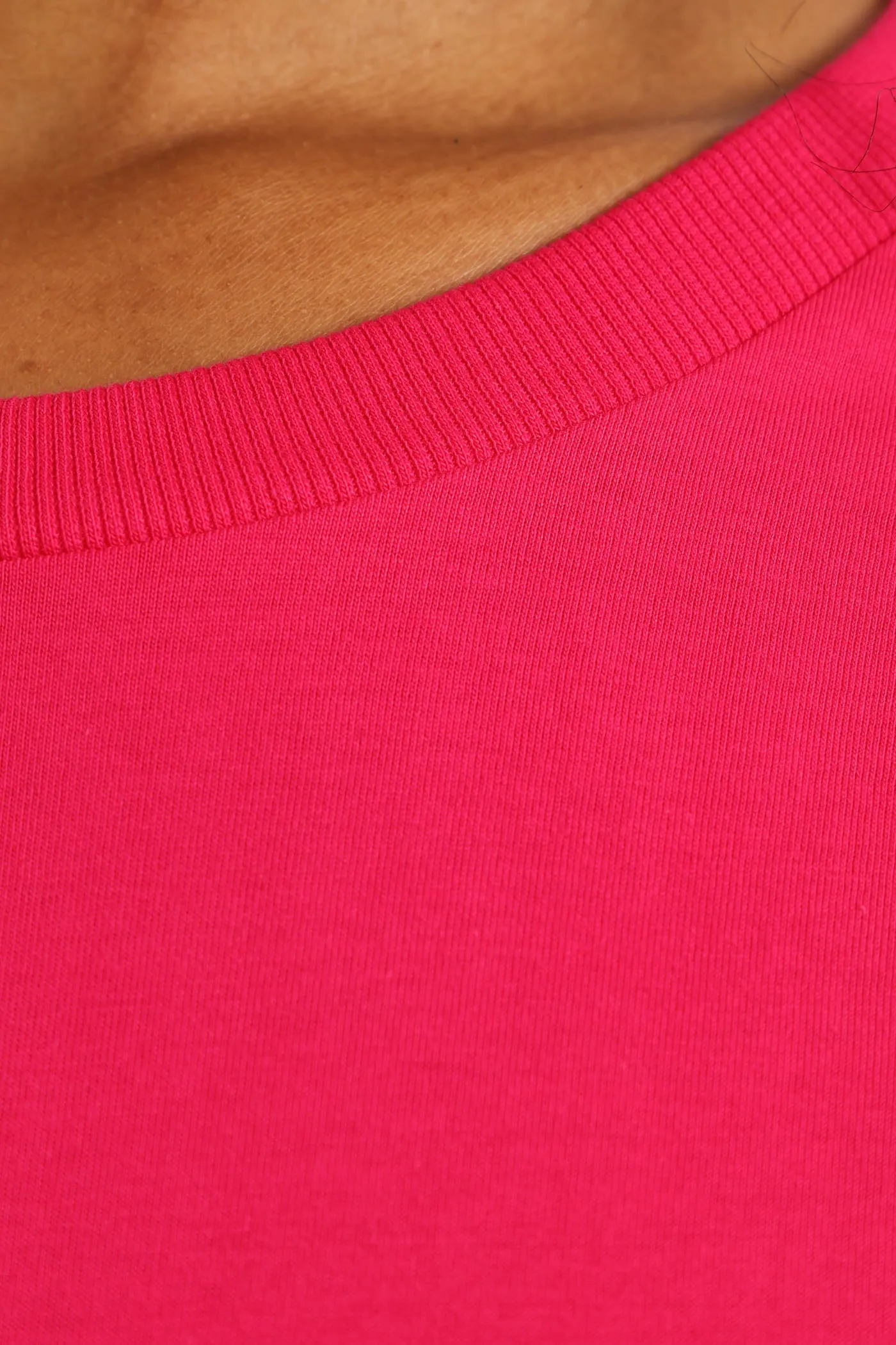 Cotton Boxy Tee - Magenta sold by Edgars product image thumbnail 4