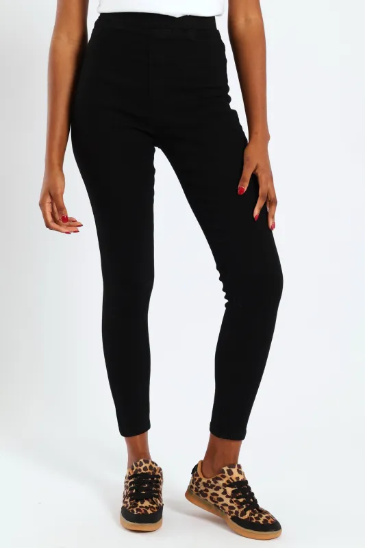 Skinny Jegging - Black sold by Edgars
