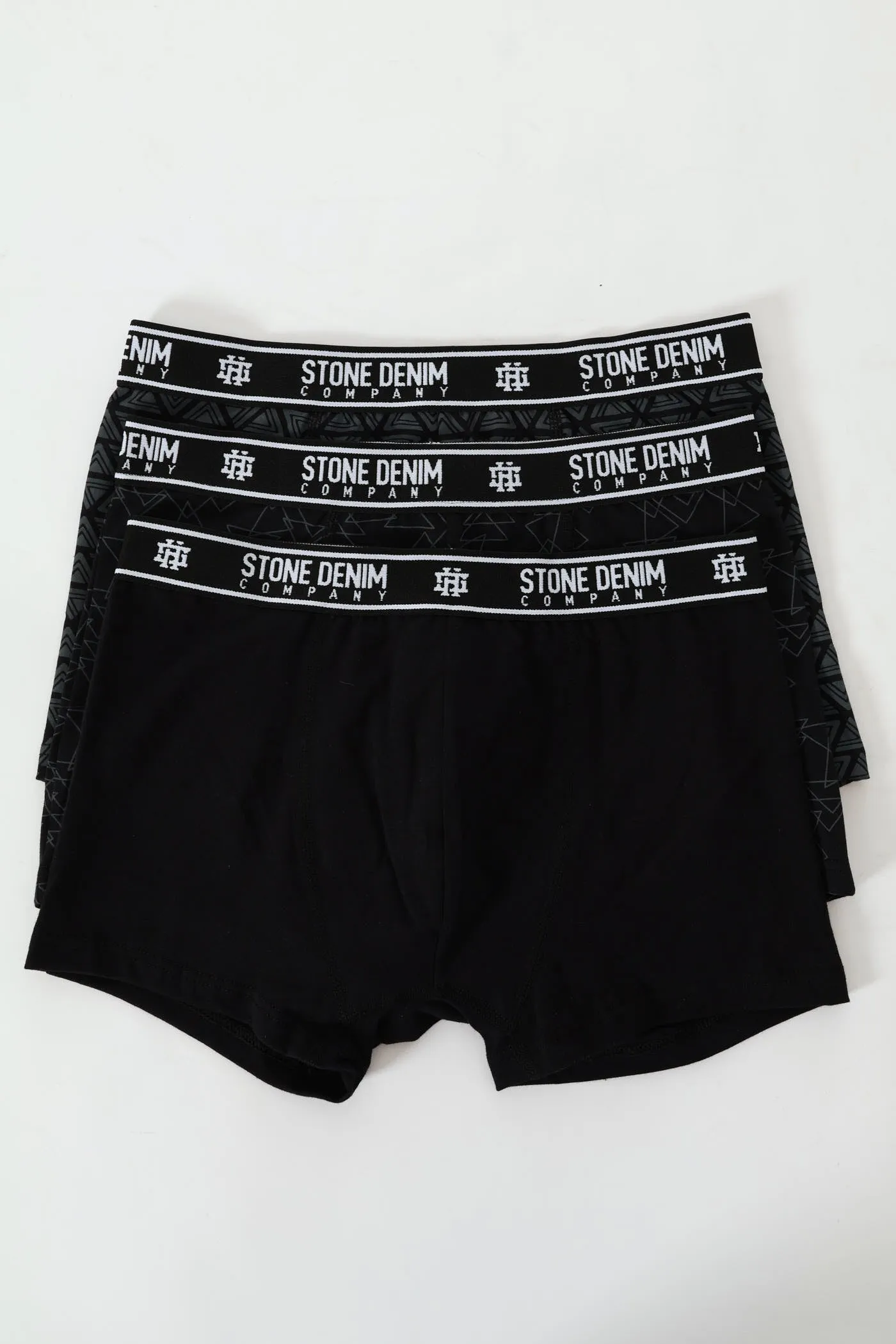 3 Pack Design Trunks - Black sold by Edgars