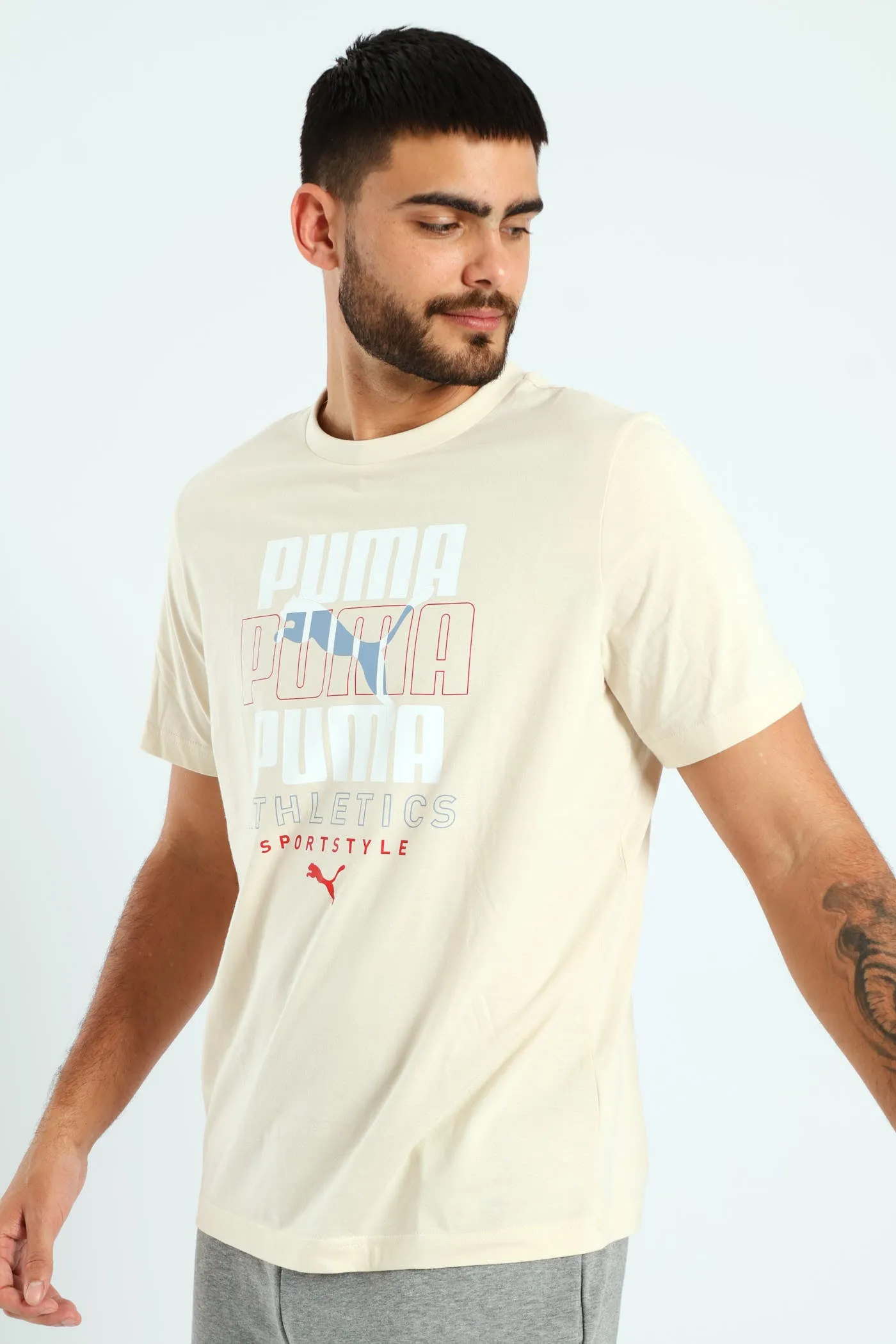 Stacked Graphic Tee - Cream sold by Edgars product image thumbnail 3