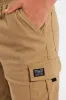 Boys Twill Cargo Shorts - Stone sold by Edgars