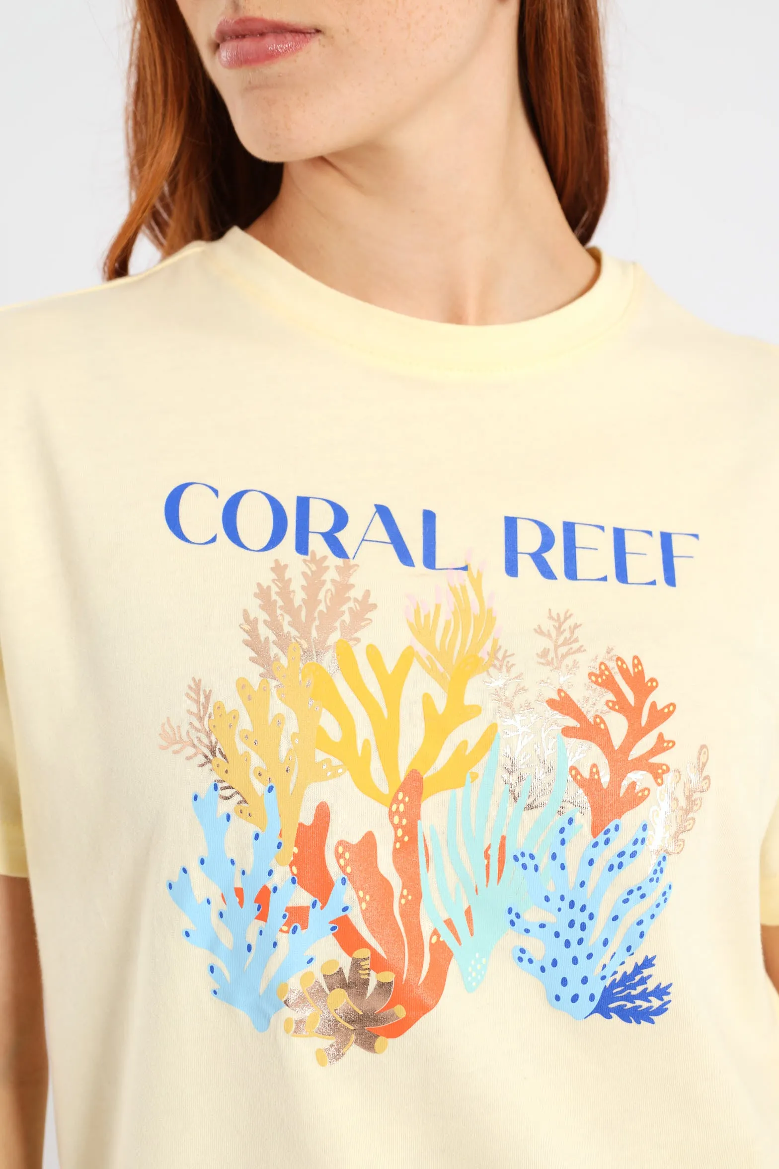 Coral Reef Tee - Pastel Yellow sold by Edgars product image thumbnail 5