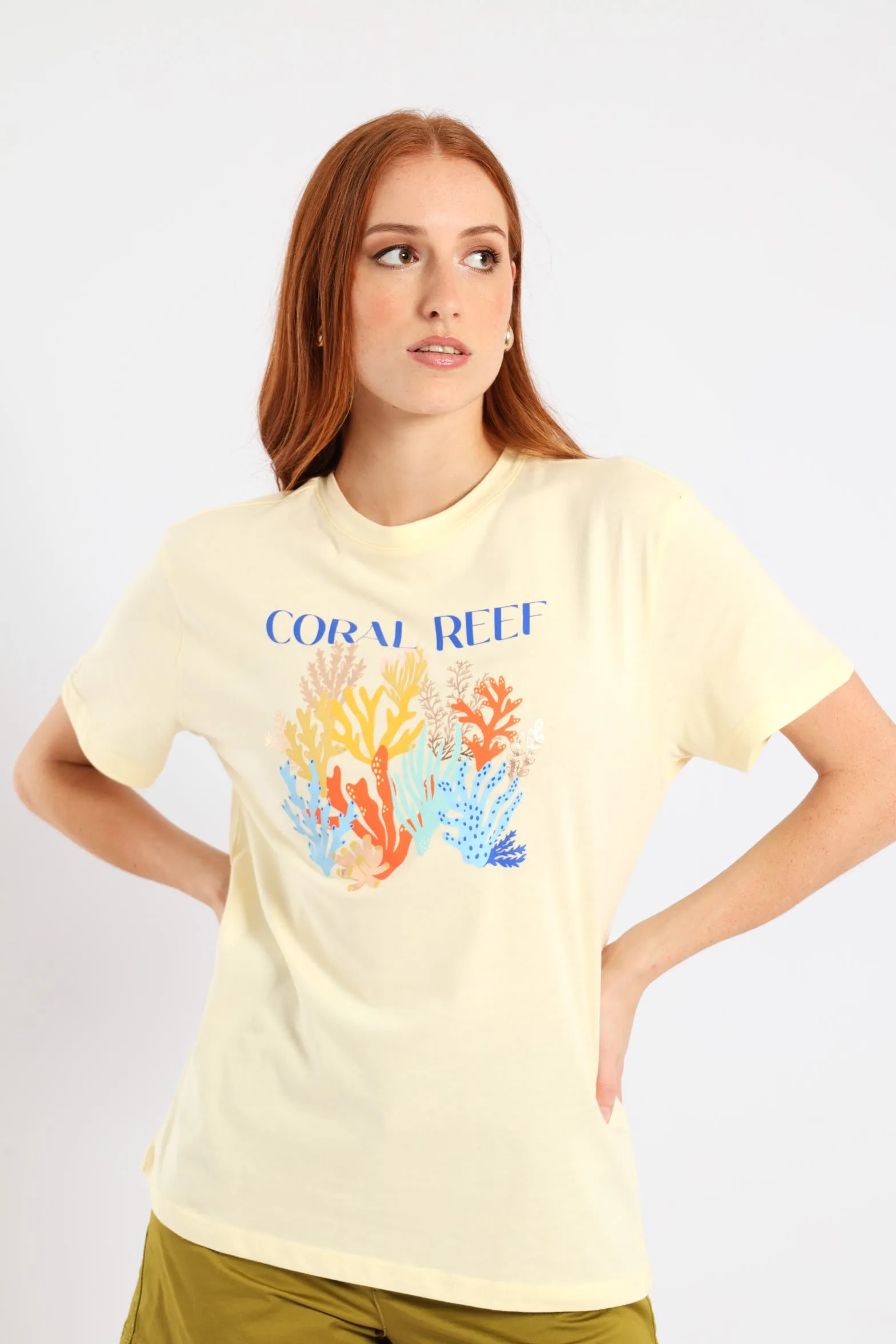 Coral Reef Tee - Pastel Yellow sold by Edgars product image thumbnail 2