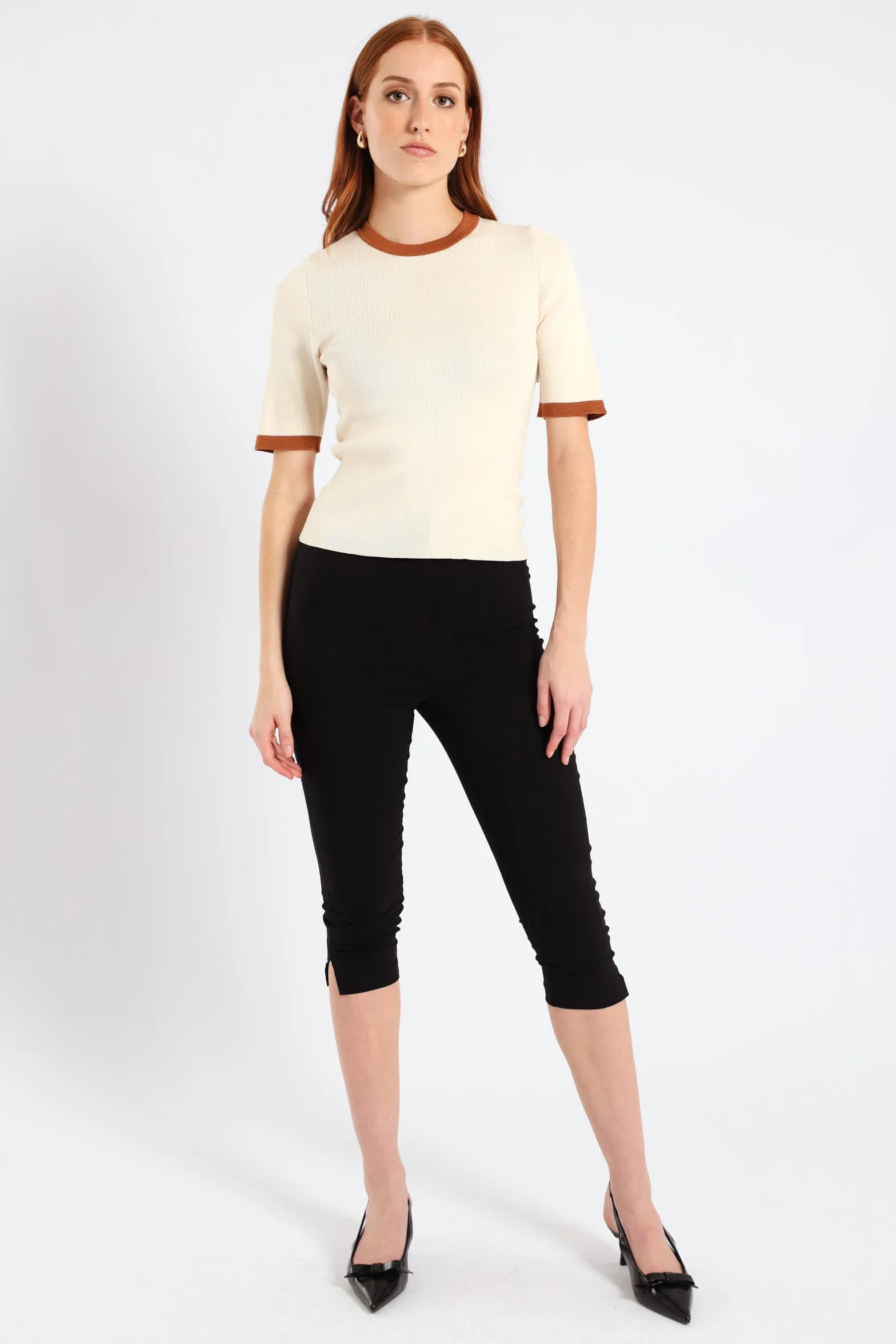 Skinny Capri Pants - Black sold by Edgars