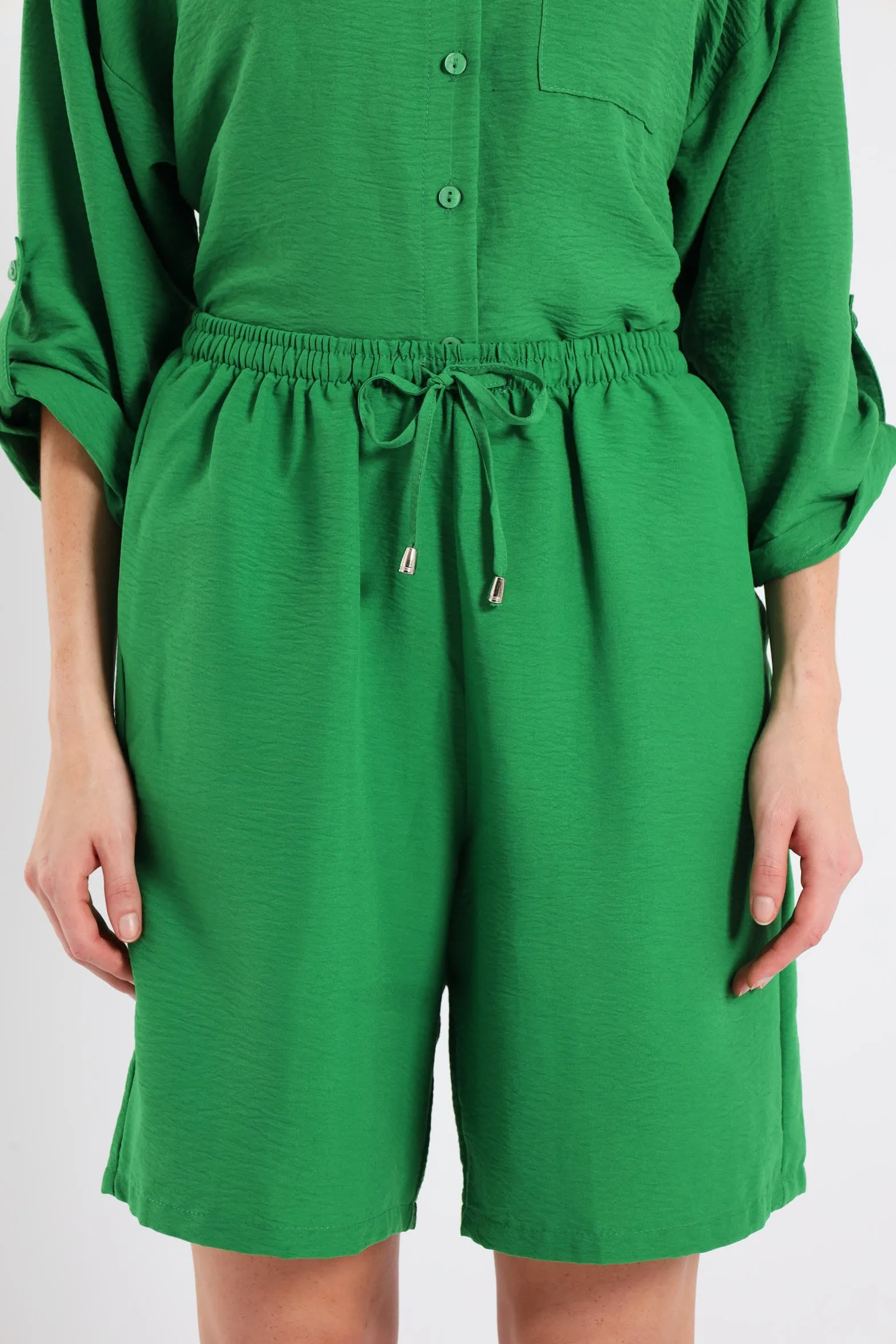 Pull-On Mid-Thigh Toggle Shorts - Emerald sold by Edgars product image thumbnail 3