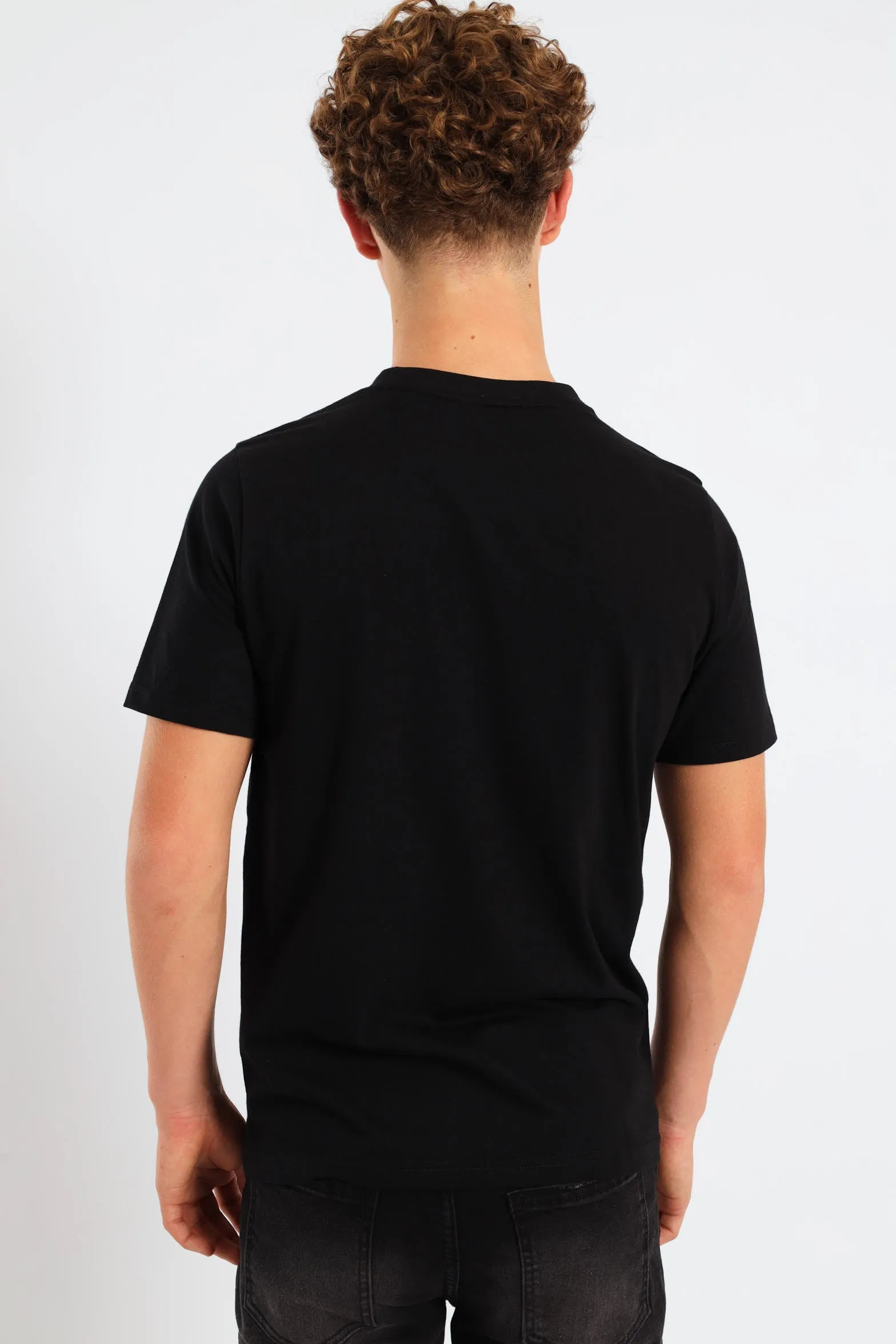 Boys Split Frame Cat Tee - Black sold by Edgars product image thumbnail 3