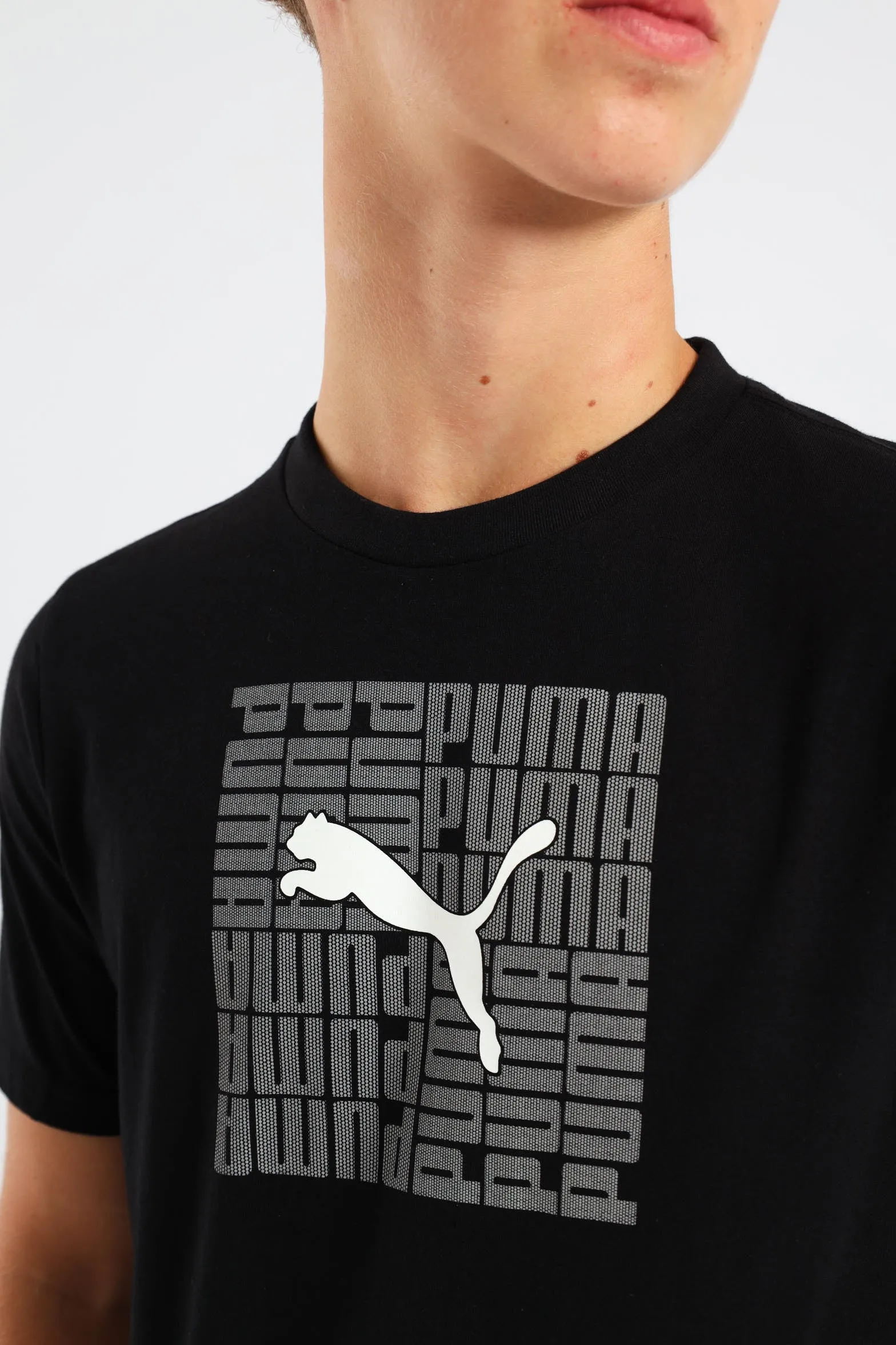 Boys Split Frame Cat Tee - Black sold by Edgars product image thumbnail 4