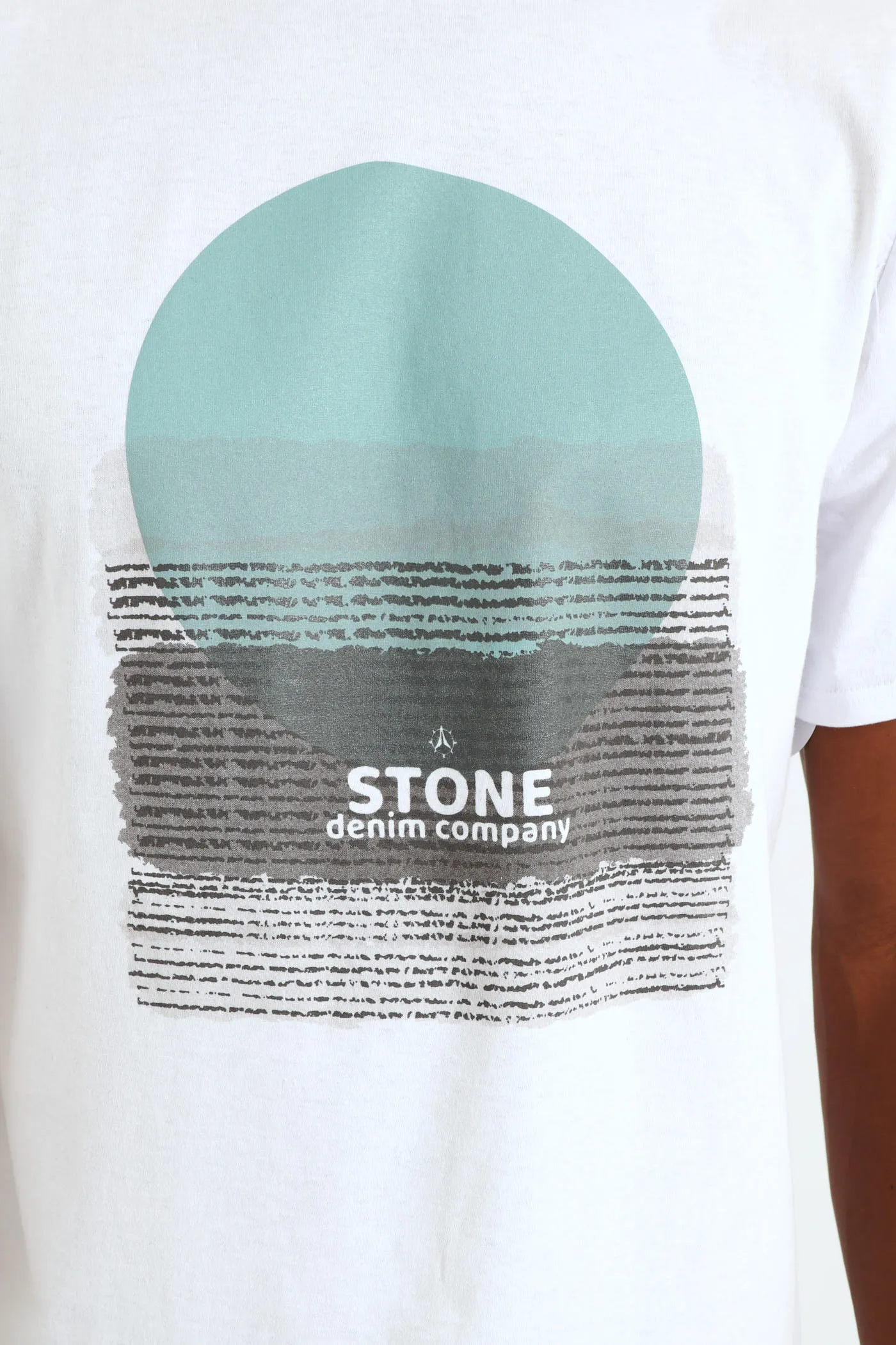 Gouache Landscape Tee - White sold by Edgars product image thumbnail 5